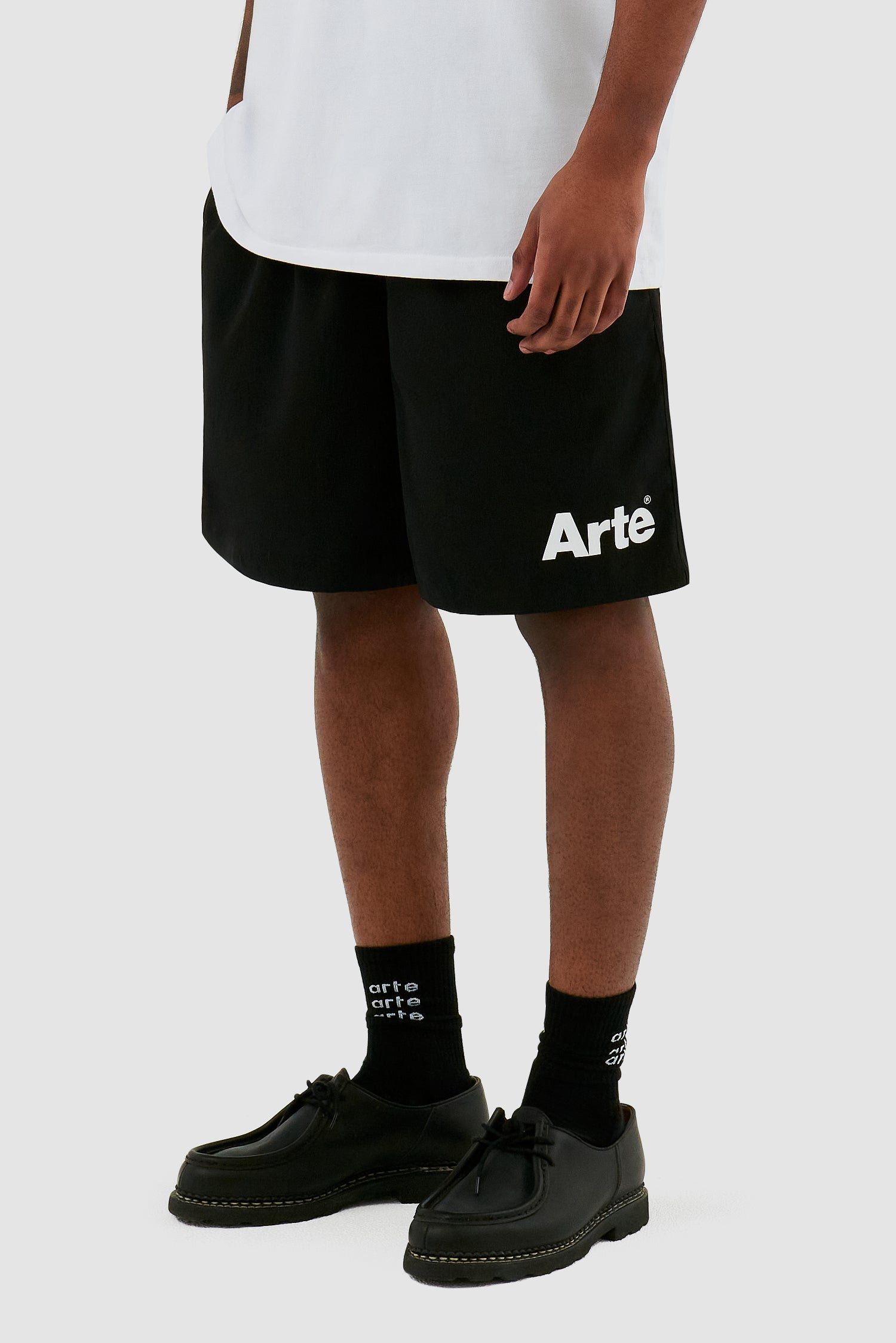 Short à logo Samuel - Noir