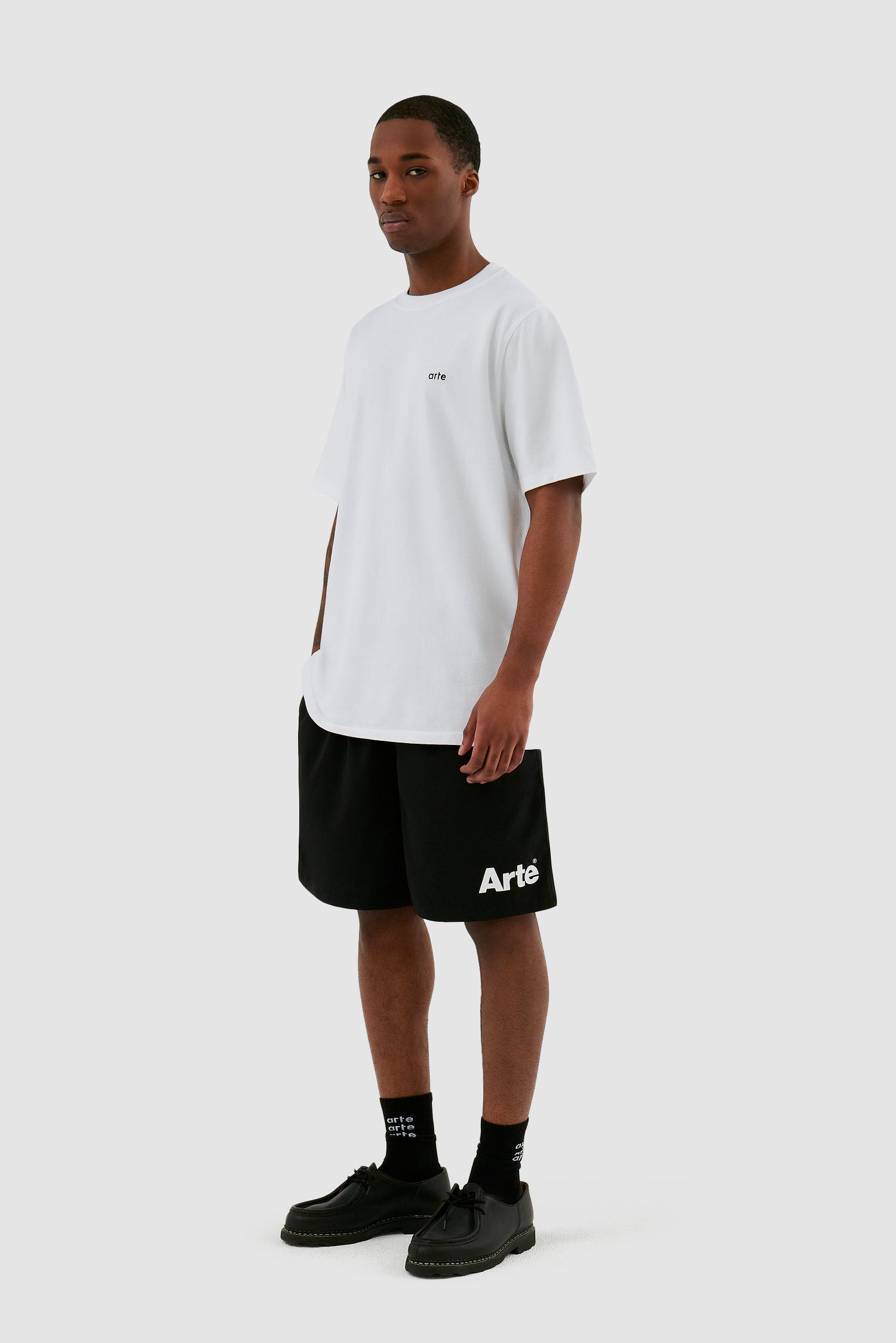Short à logo Samuel - Noir