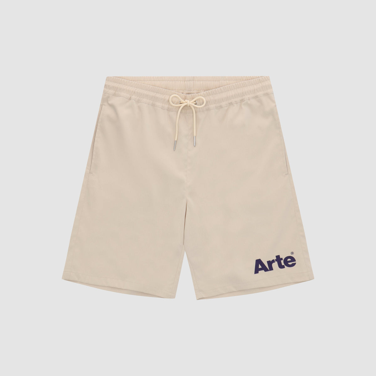 Short à logo Samuel - Crème