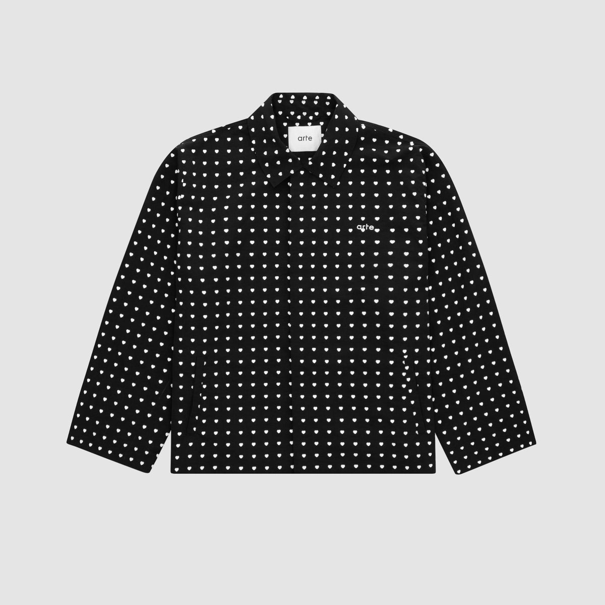 Veste Jules Heart - Noir/Blanc