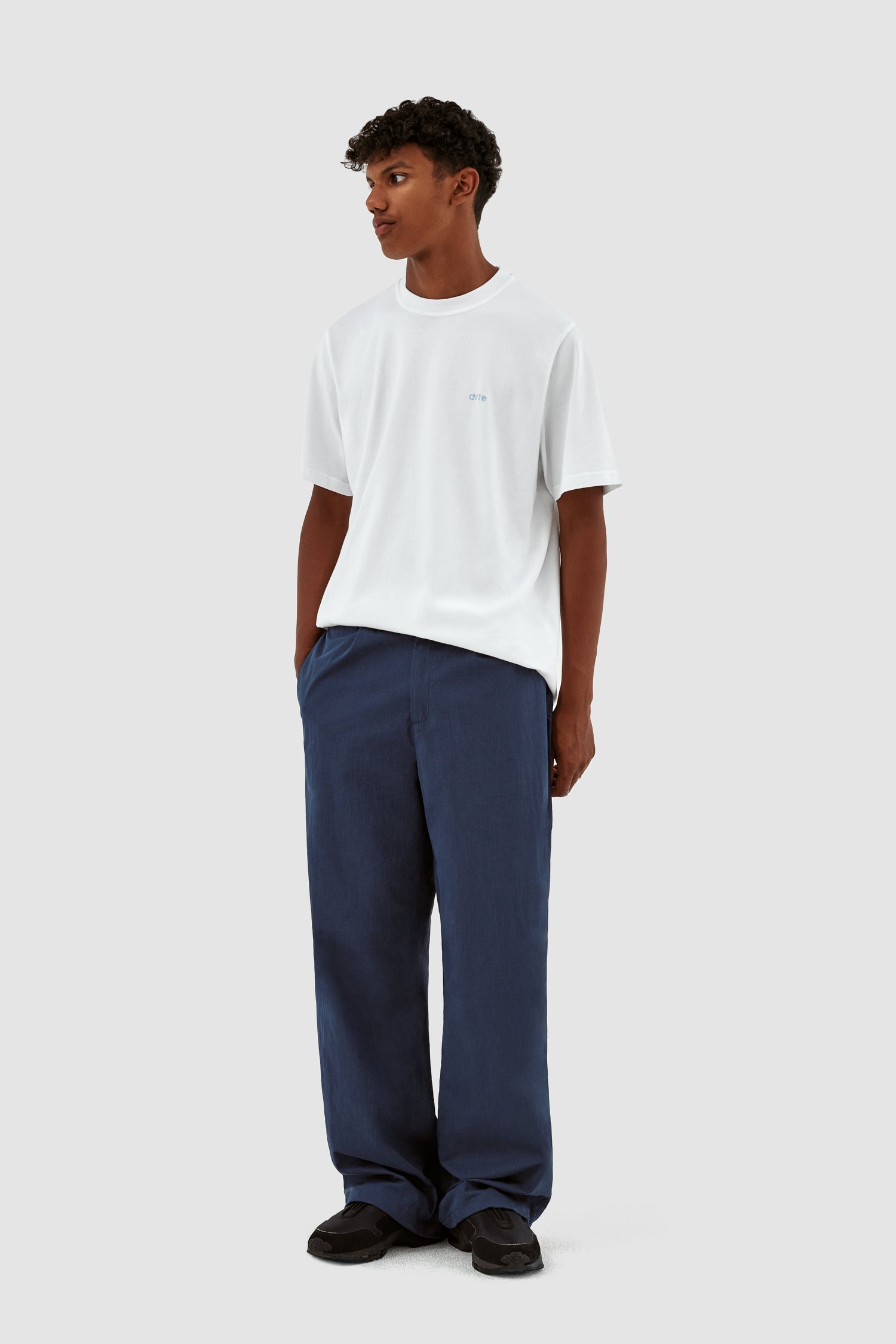Pantalon à cordon de serrage Peter - Marine