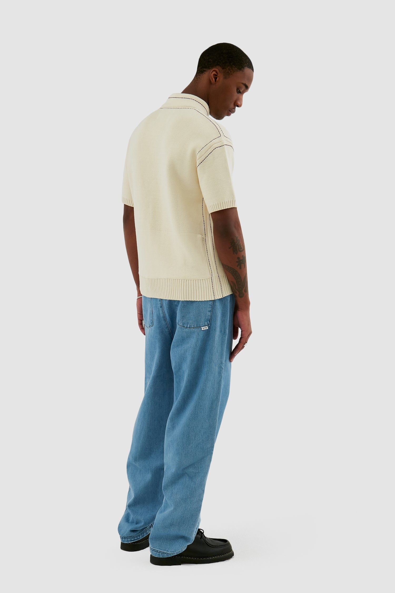 Kane Logo Knit - Crème