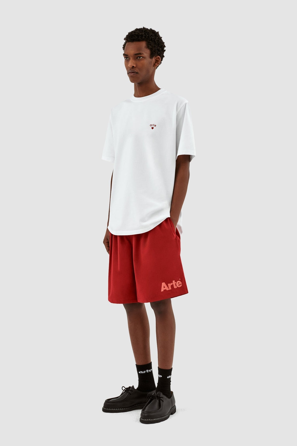 Short à logo Samuel - Bordeaux