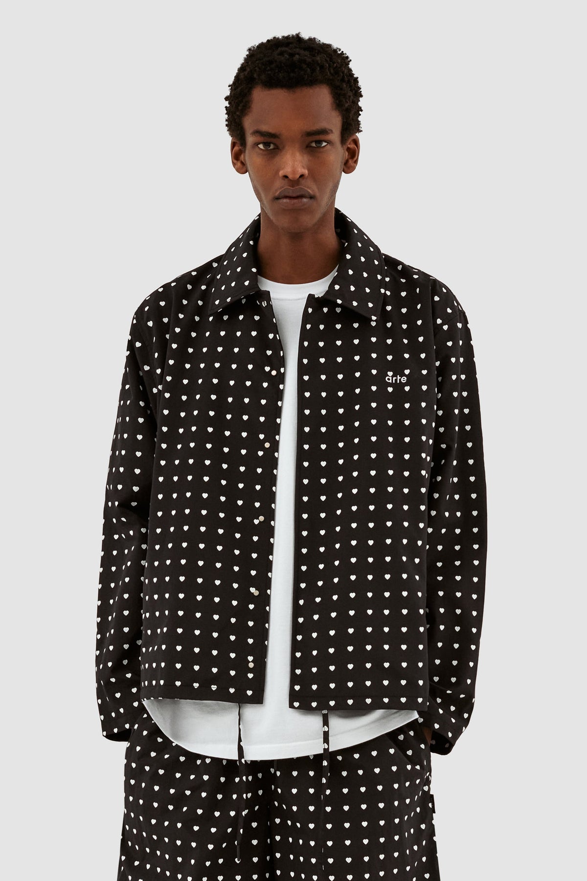 Veste Jules Heart - Noir/Blanc