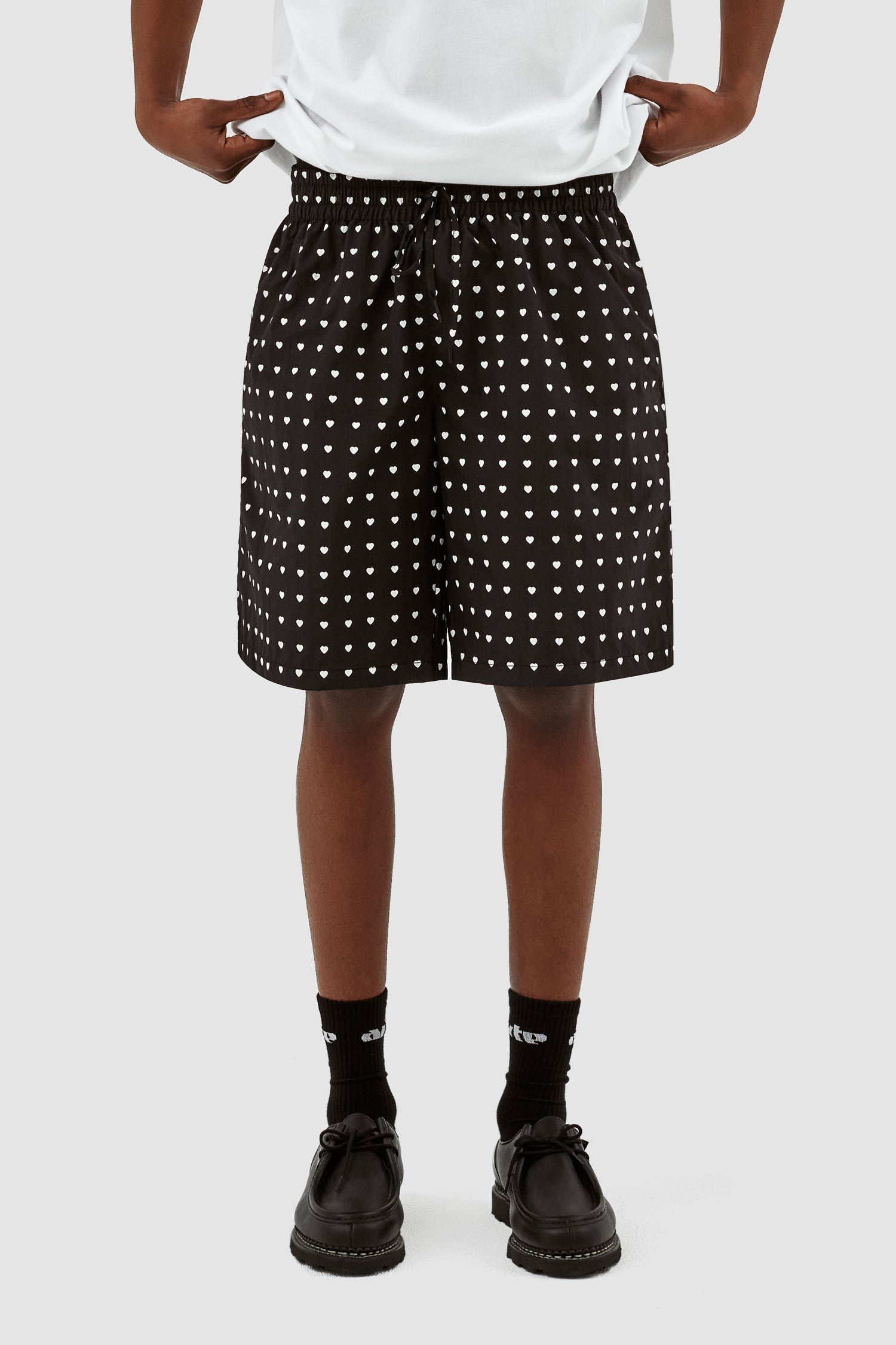 Short Jules Heart - Noir/Blanc