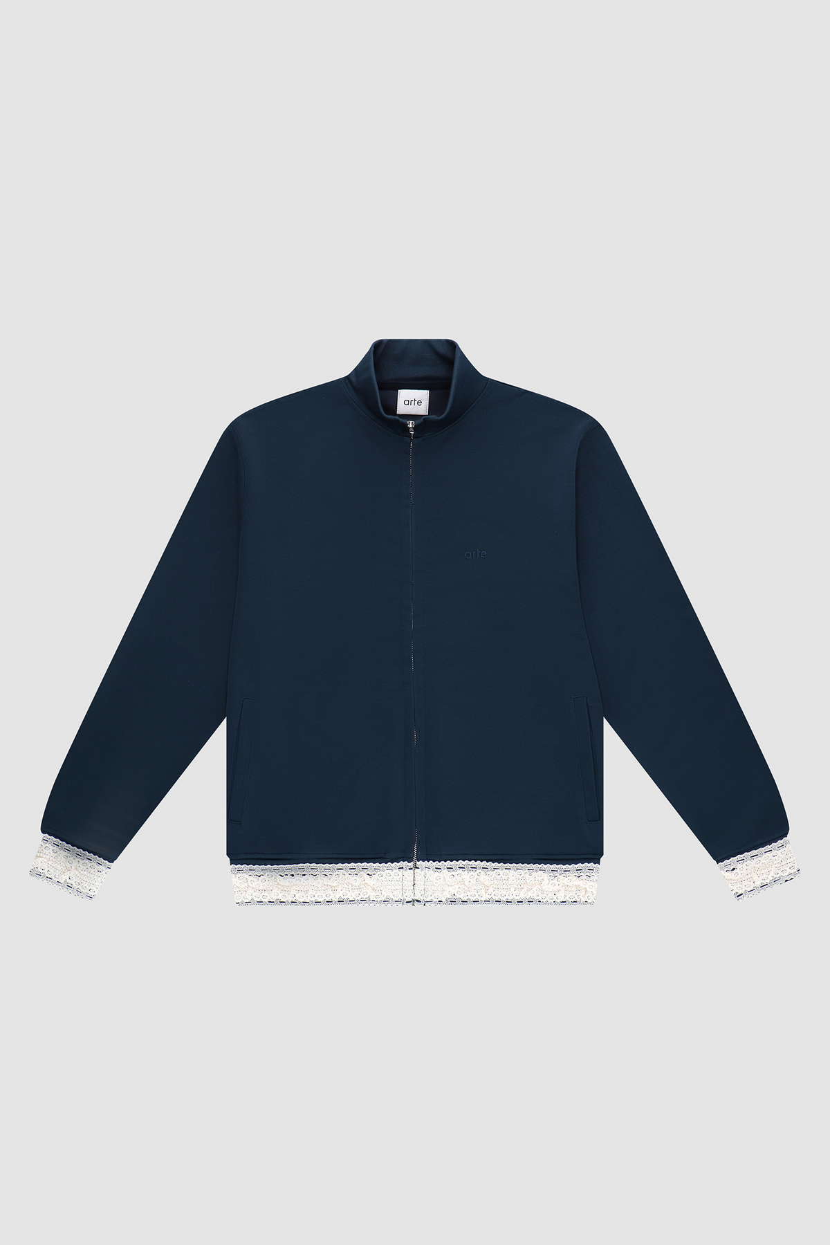 Veste à bordures - Marine