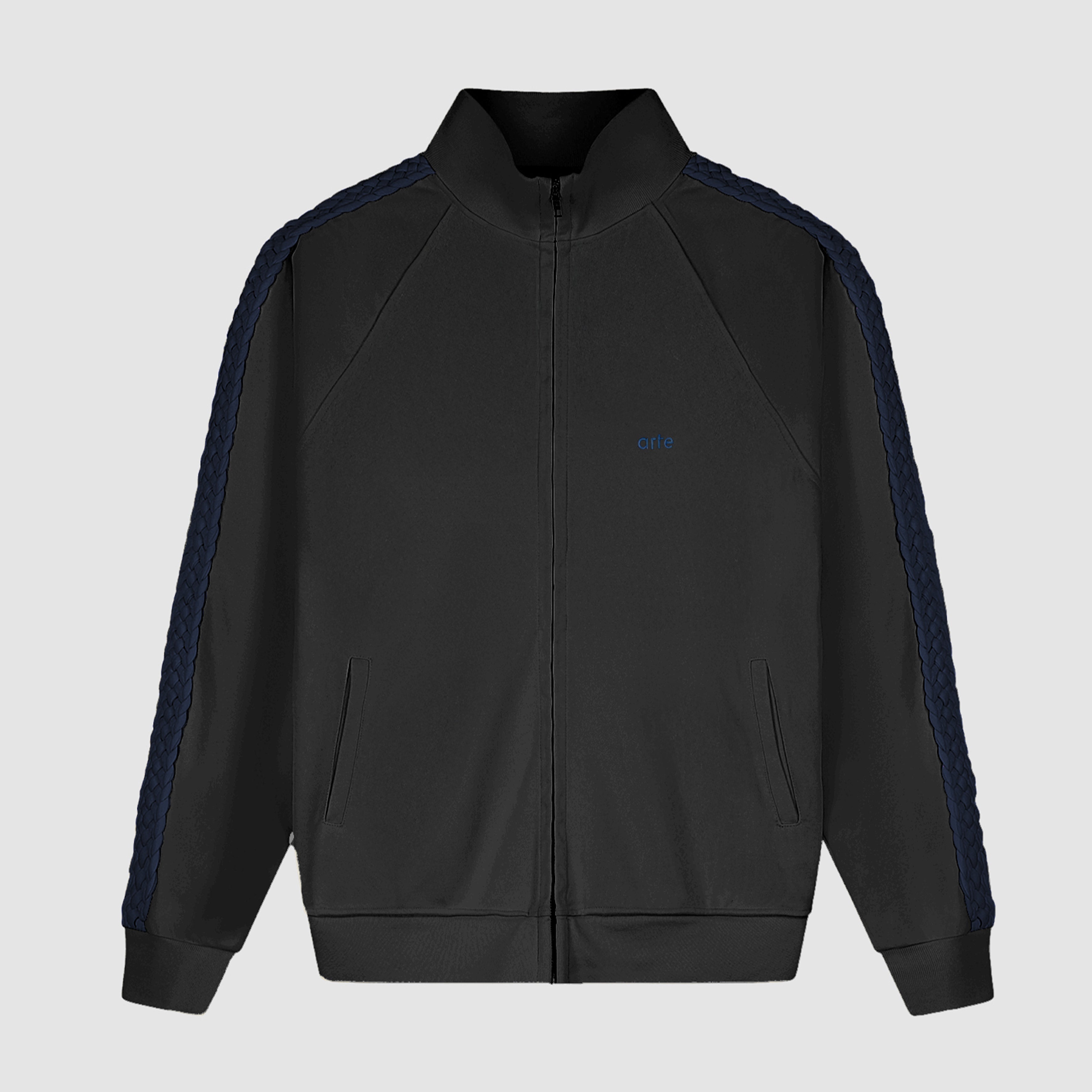 Veste à bandes tressées - Noir