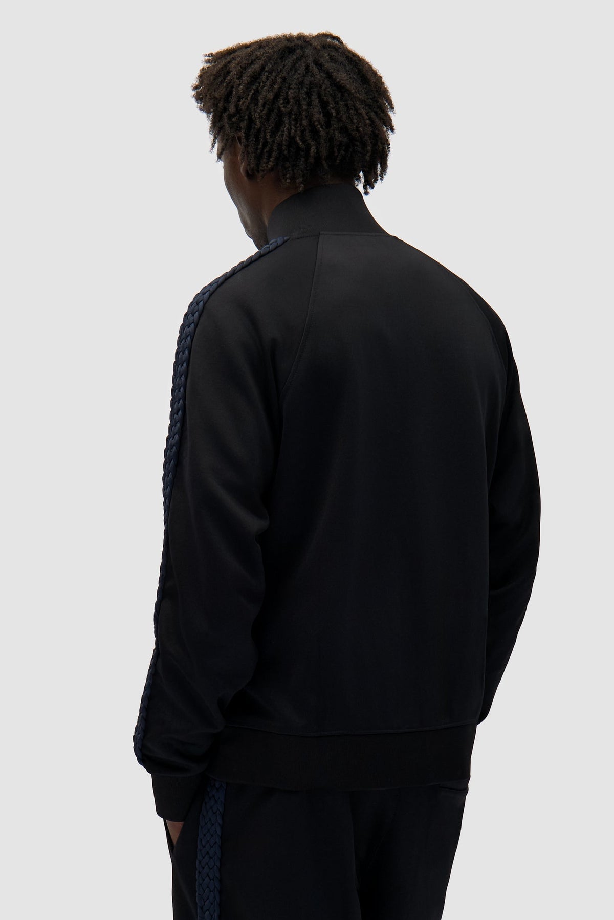 Veste à bandes tressées - Noir