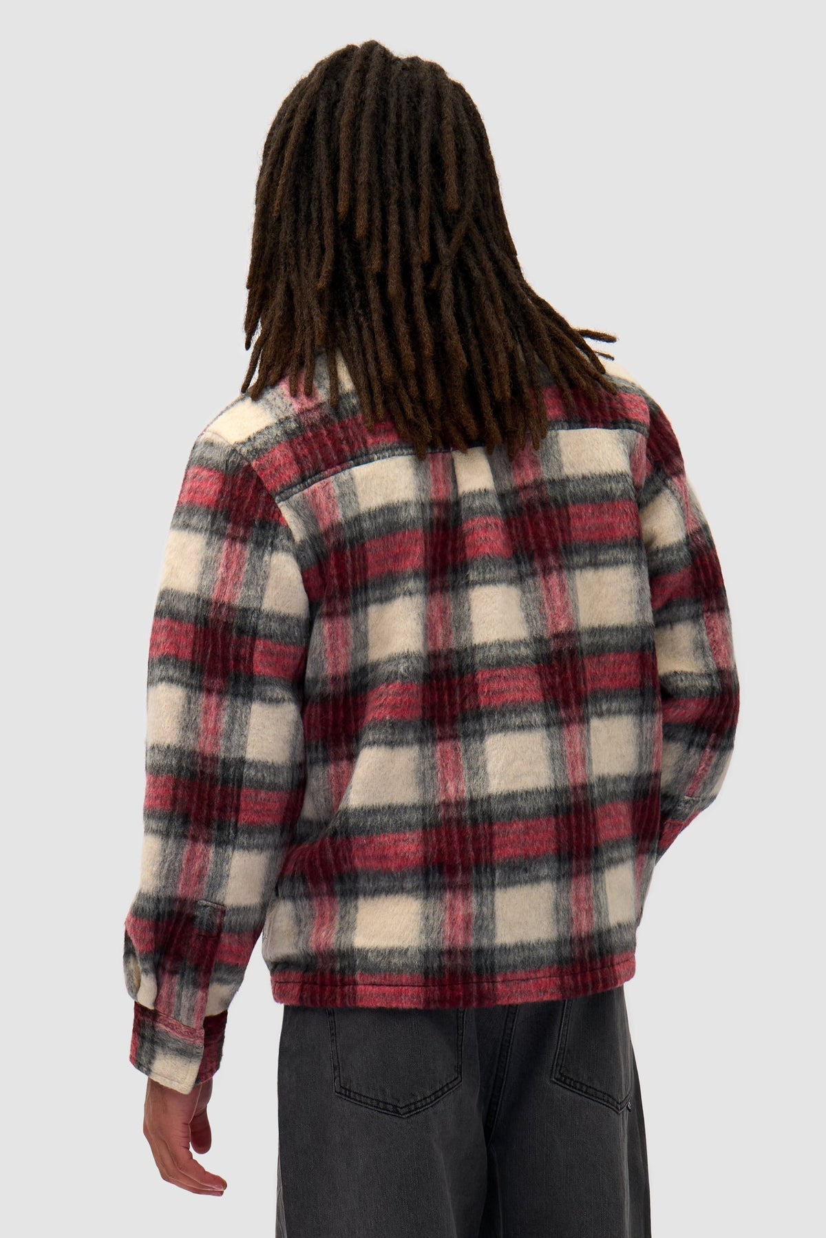 Chemise à fermeture éclair - Plaid