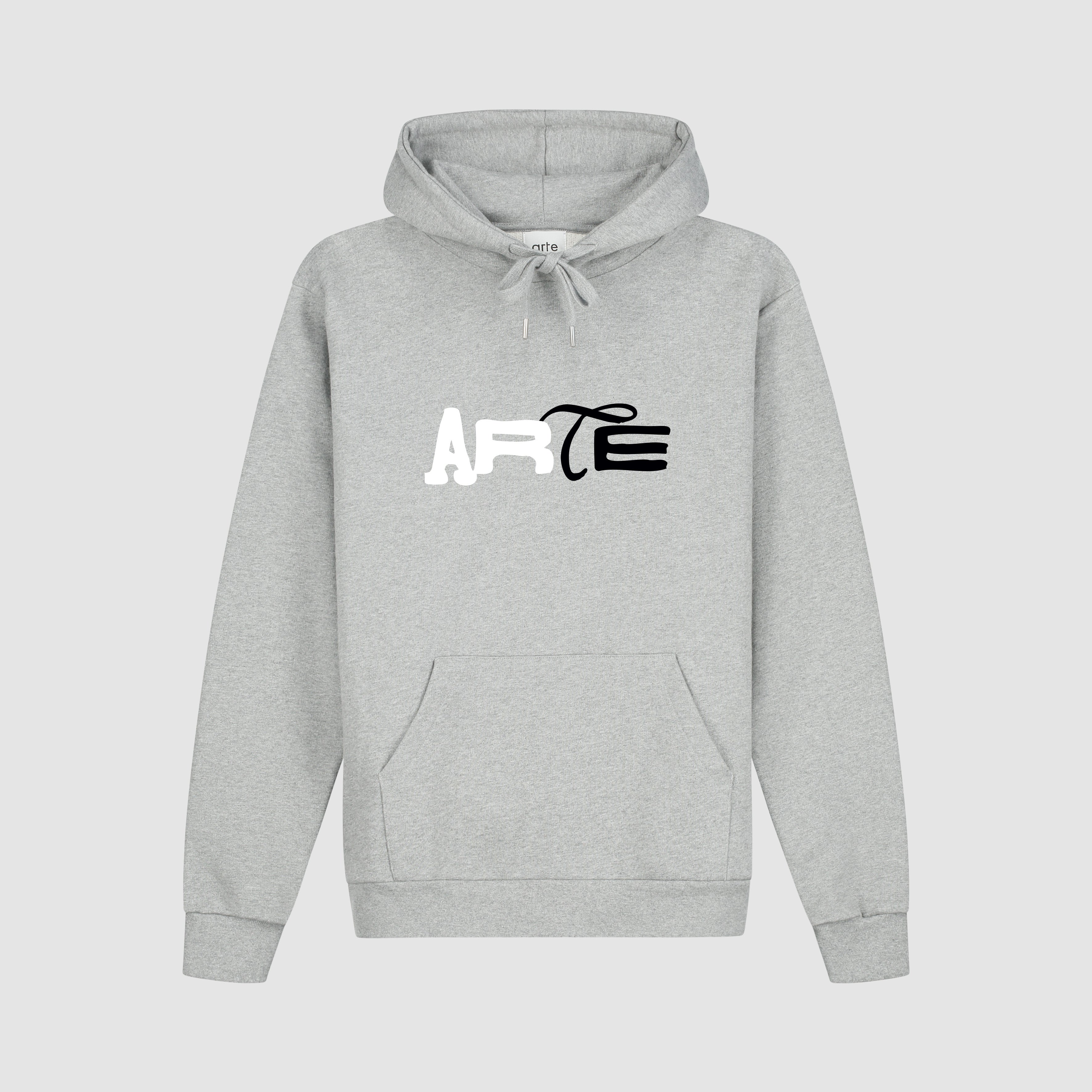 Sweat à capuche Duo Logo - Gris