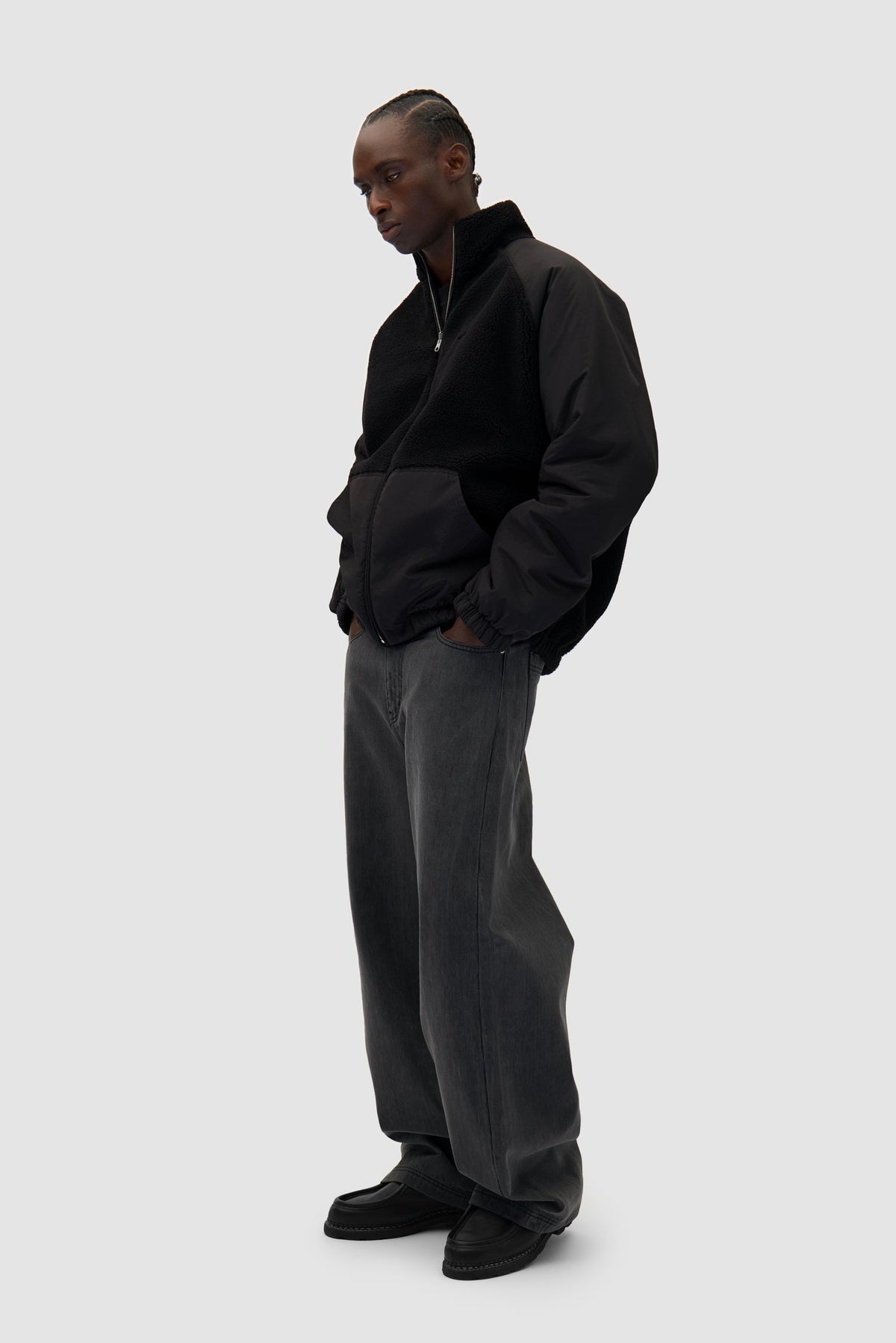 Veste polaire réversible - Noir