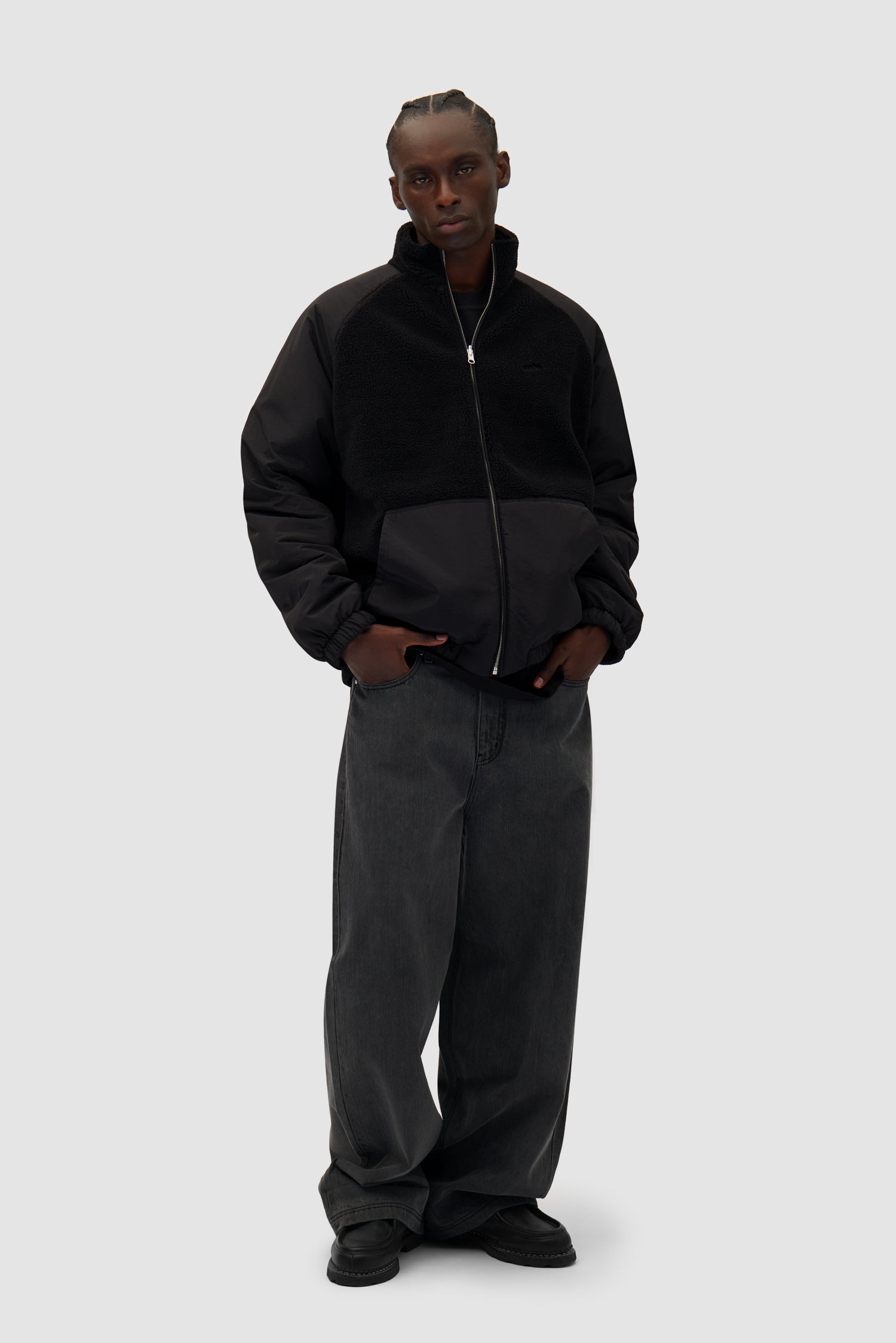 Veste polaire réversible - Noir