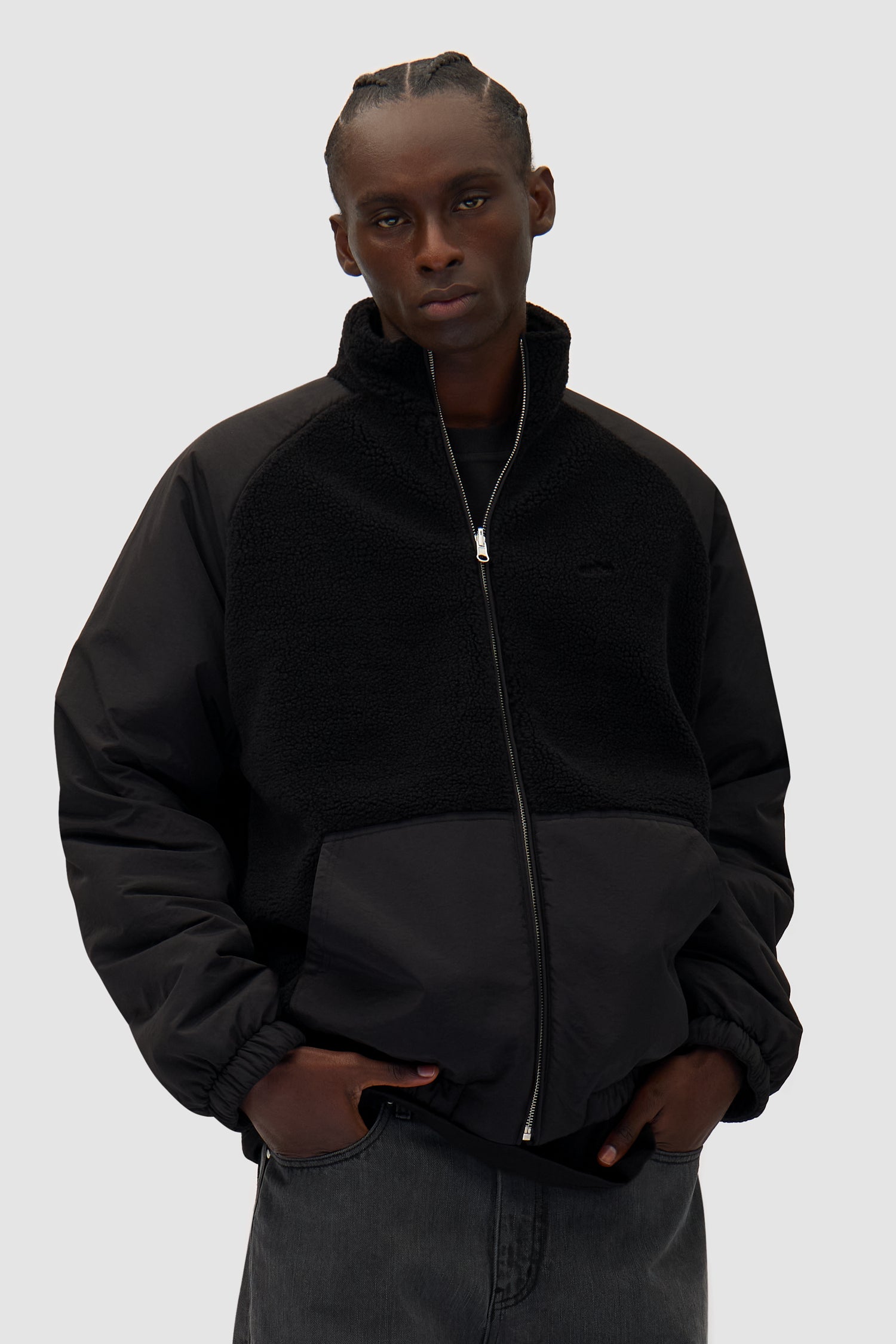 Veste polaire réversible - Noir