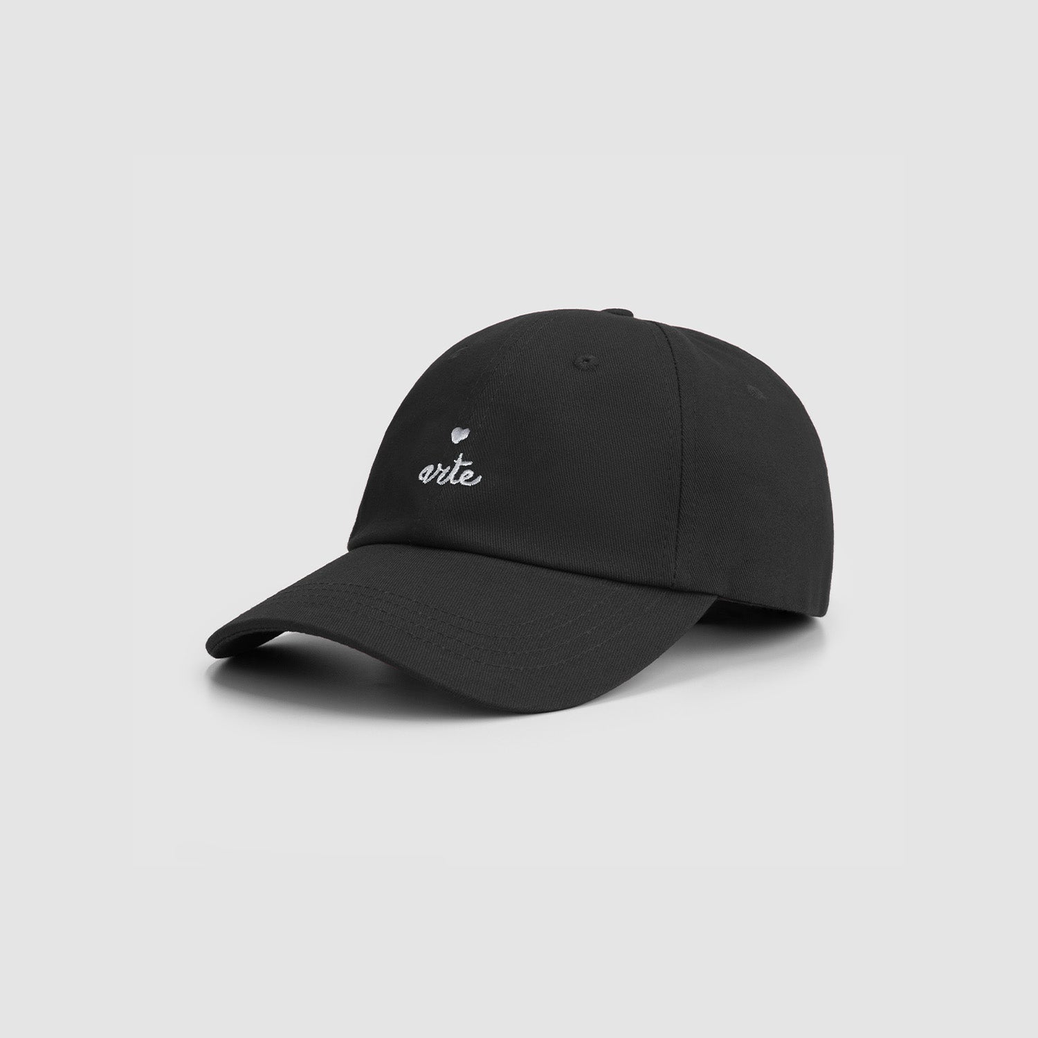Casquette avec logo en forme de cœur - Noir