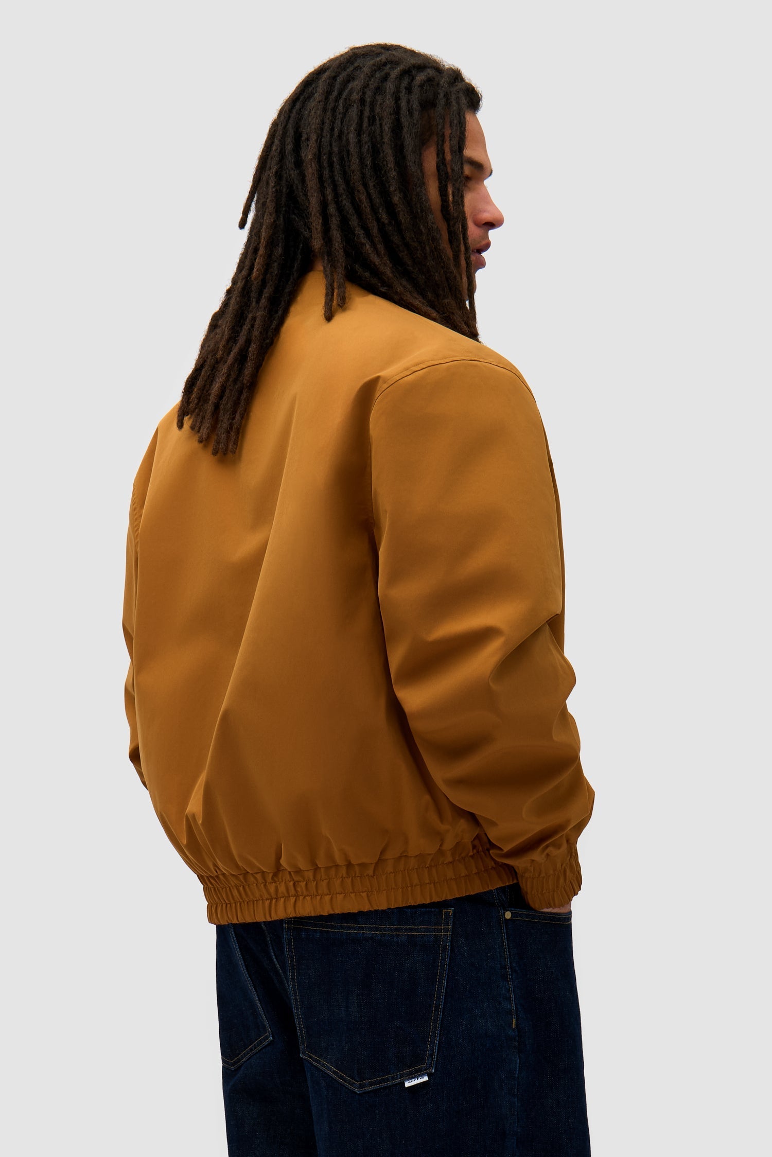 Veste réversible en nylon - Marron/Jaune