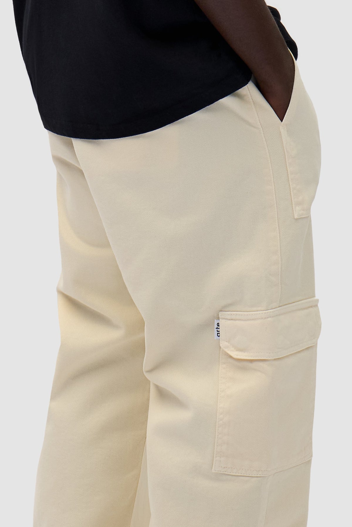 Pantalon cargo - Crème