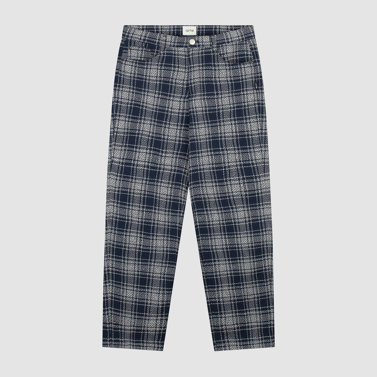 Pantalon en tissu carré - Plaid