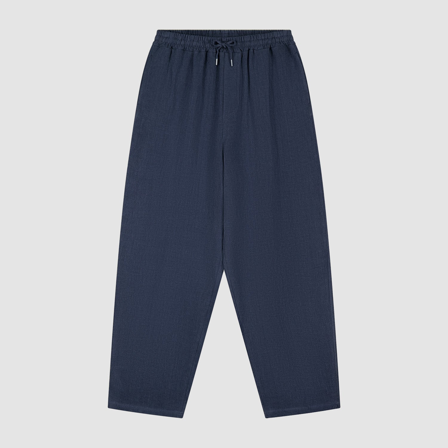 Pantalon en lin - Bleu marine