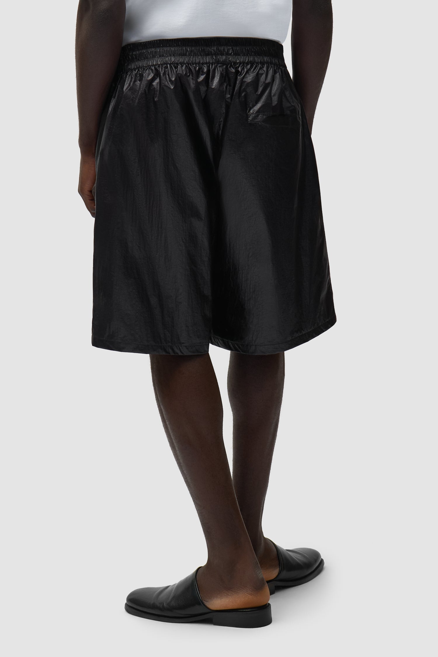 Short à grand logo - Noir