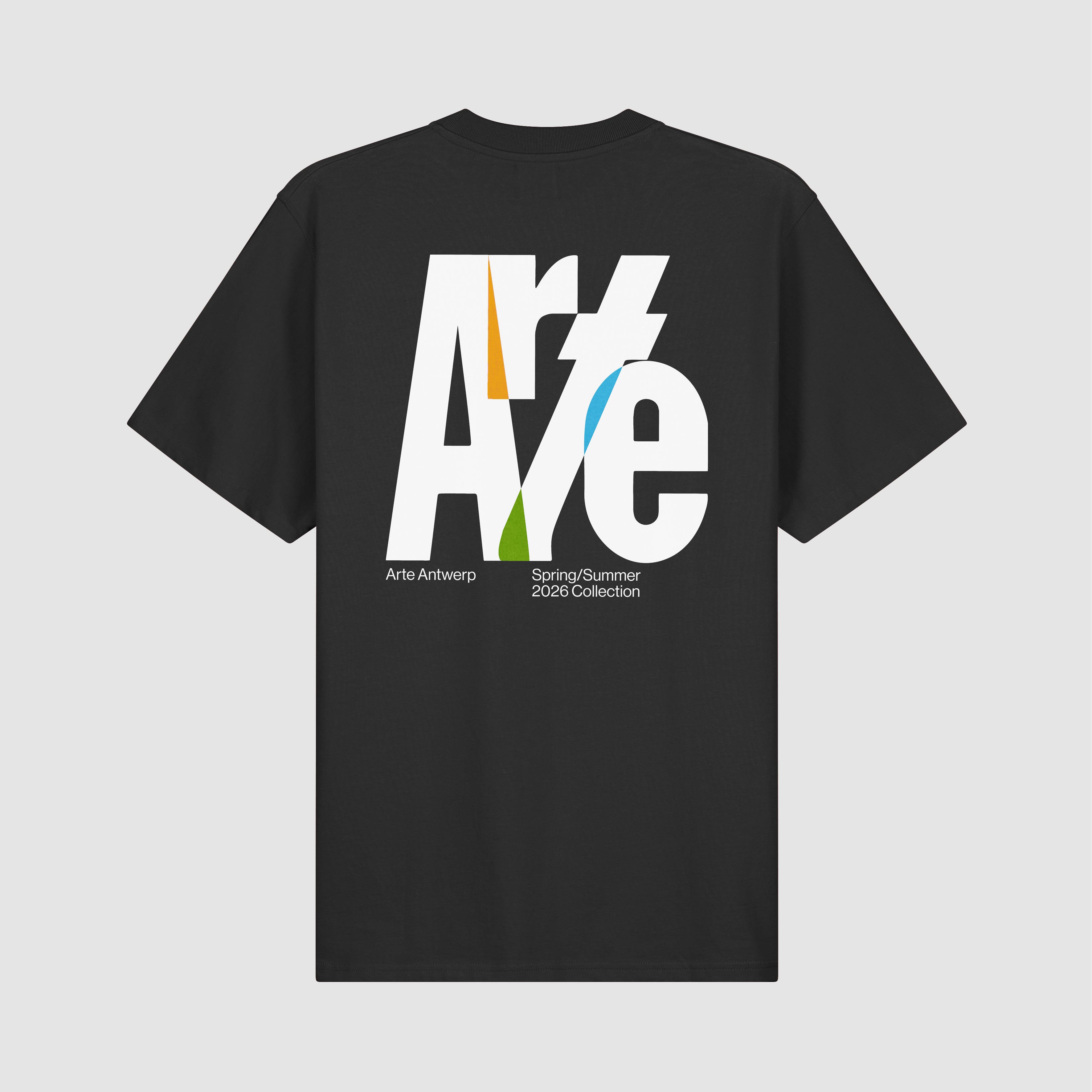 T-shirt à grand logo dans le dos - Noir