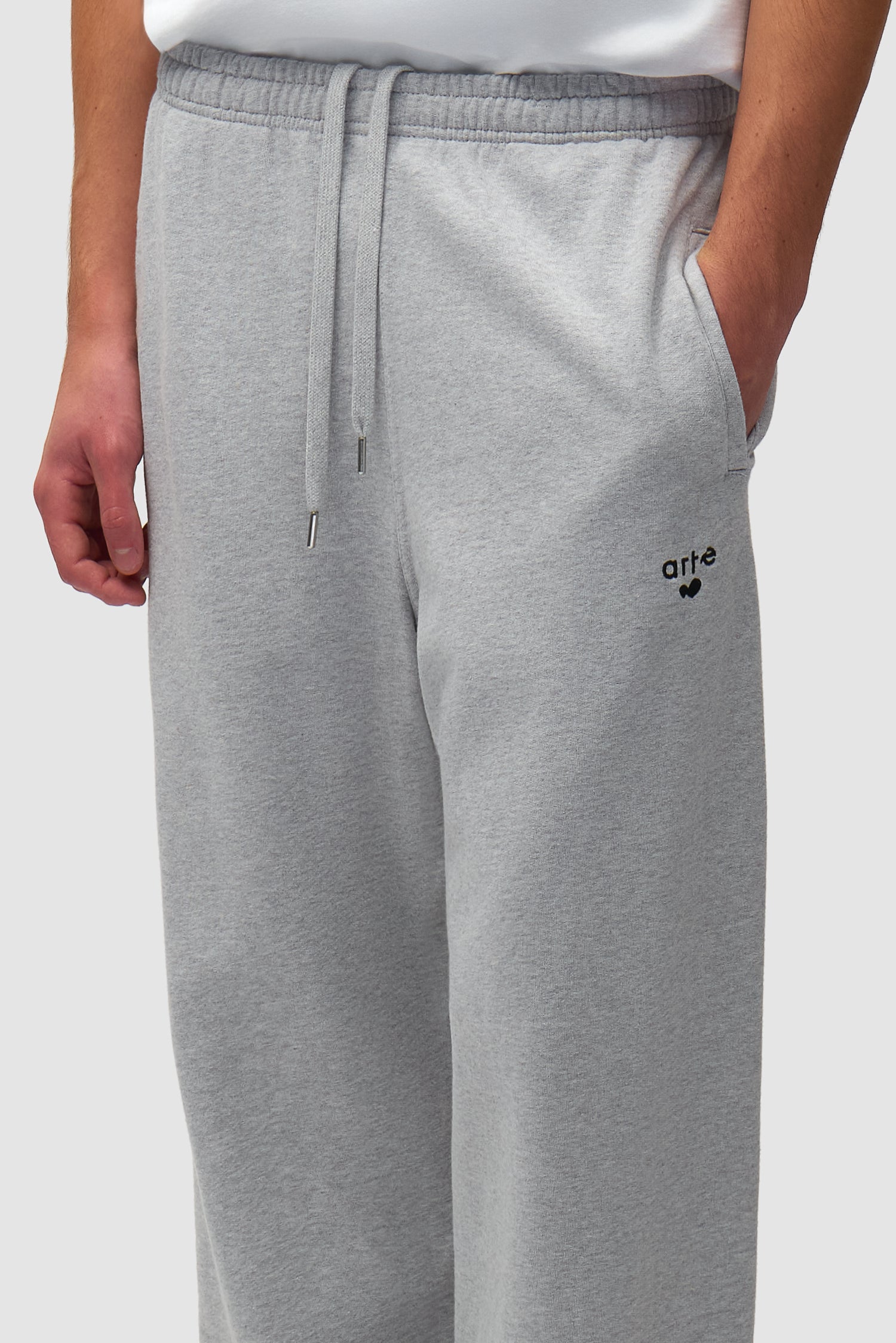 Pantalon de survêtement avec logo cœur - Gris