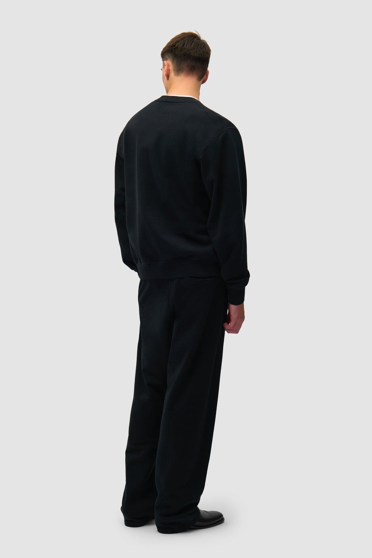 T-shirt à col rond avec logo cœur - Noir