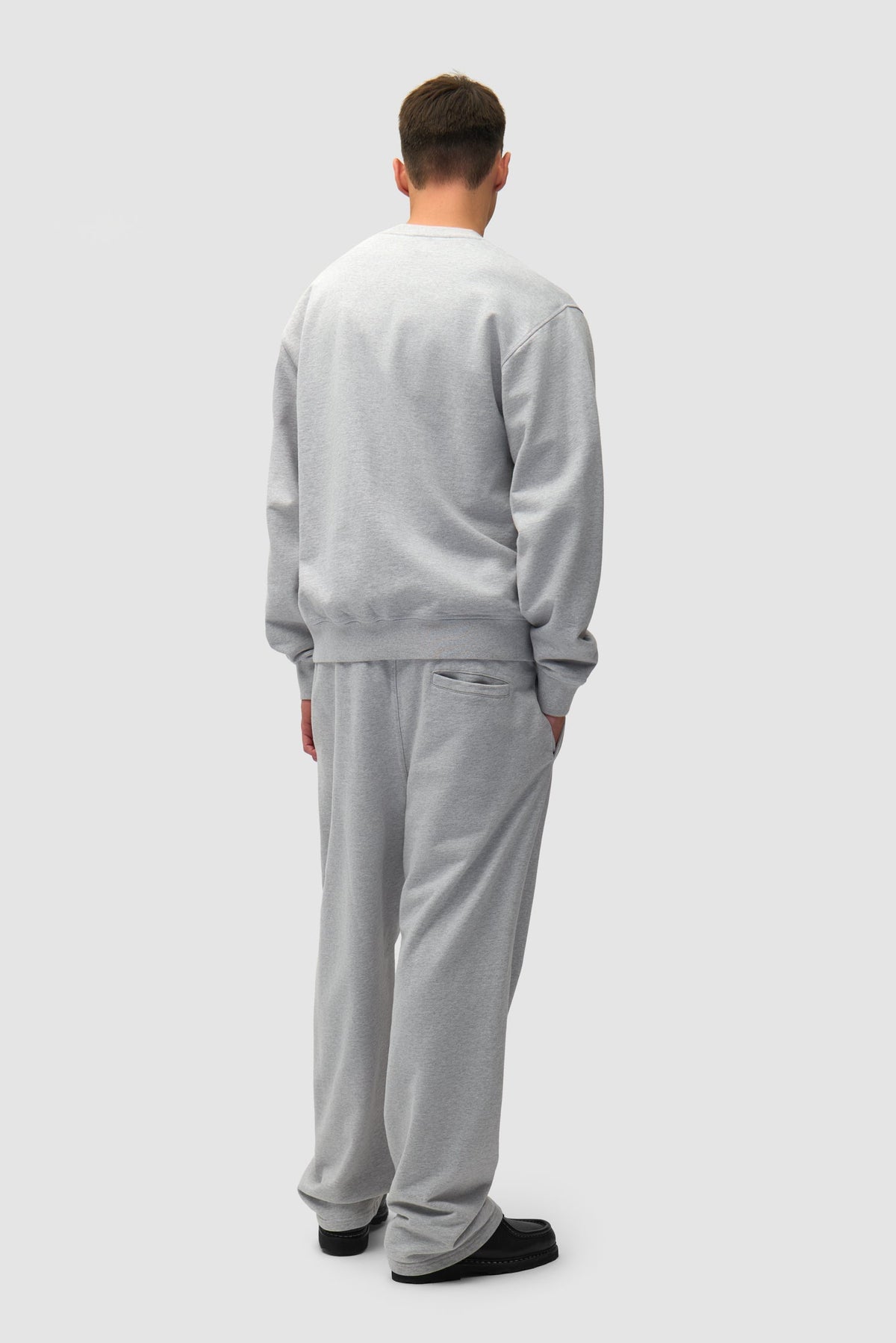 T-shirt à col rond avec logo cœur - Gris