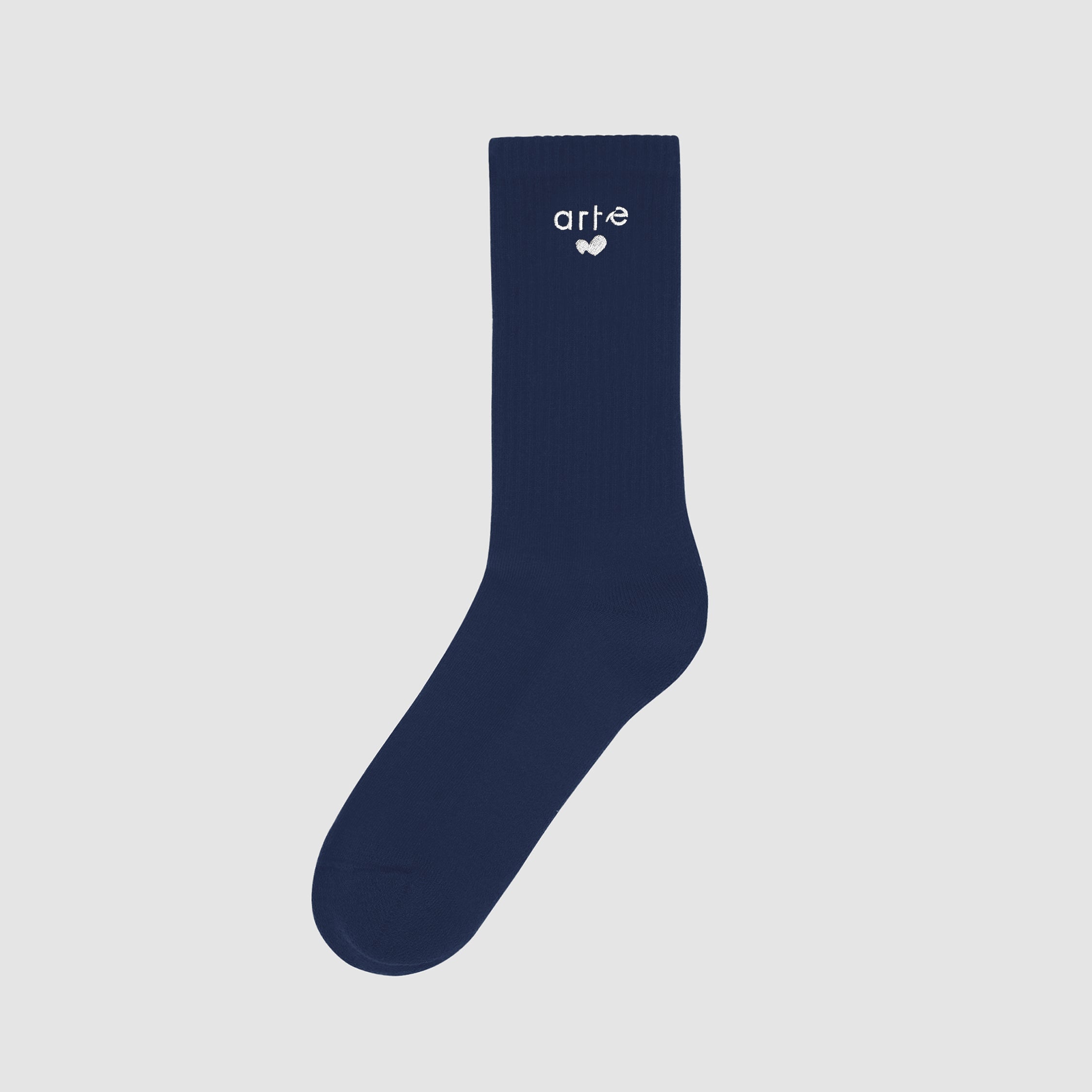 Chaussettes à logo en forme de cœur - Marine