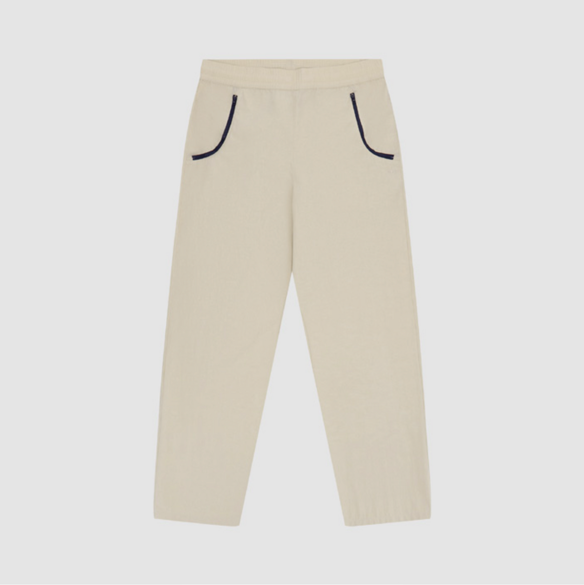 Pantalon à poches Jesse - Crème/Marine