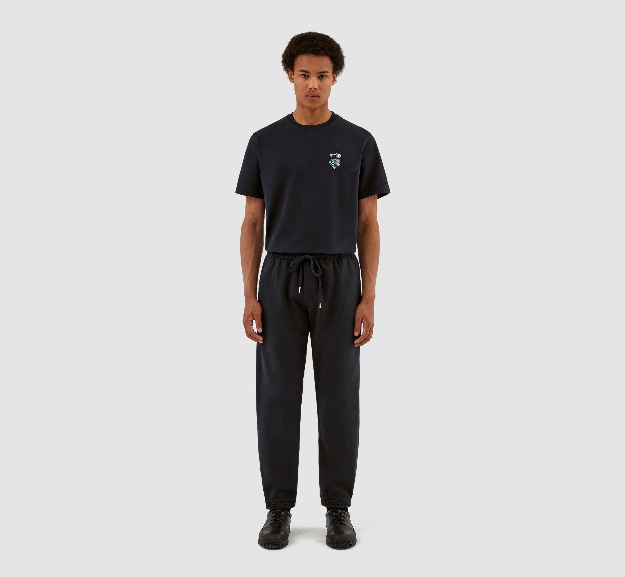 Pantalon avec logo en forme de cœur de Tristian - Marine