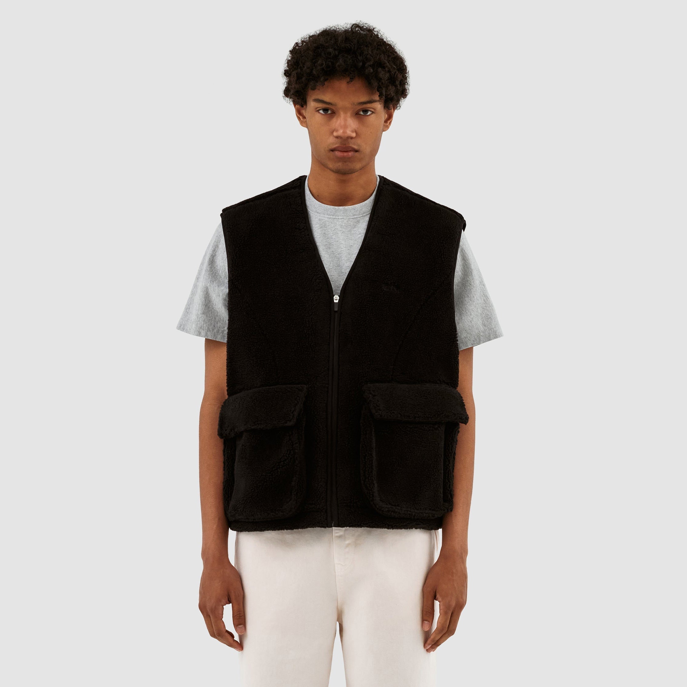 Gilet Sherpa Vince - Noir