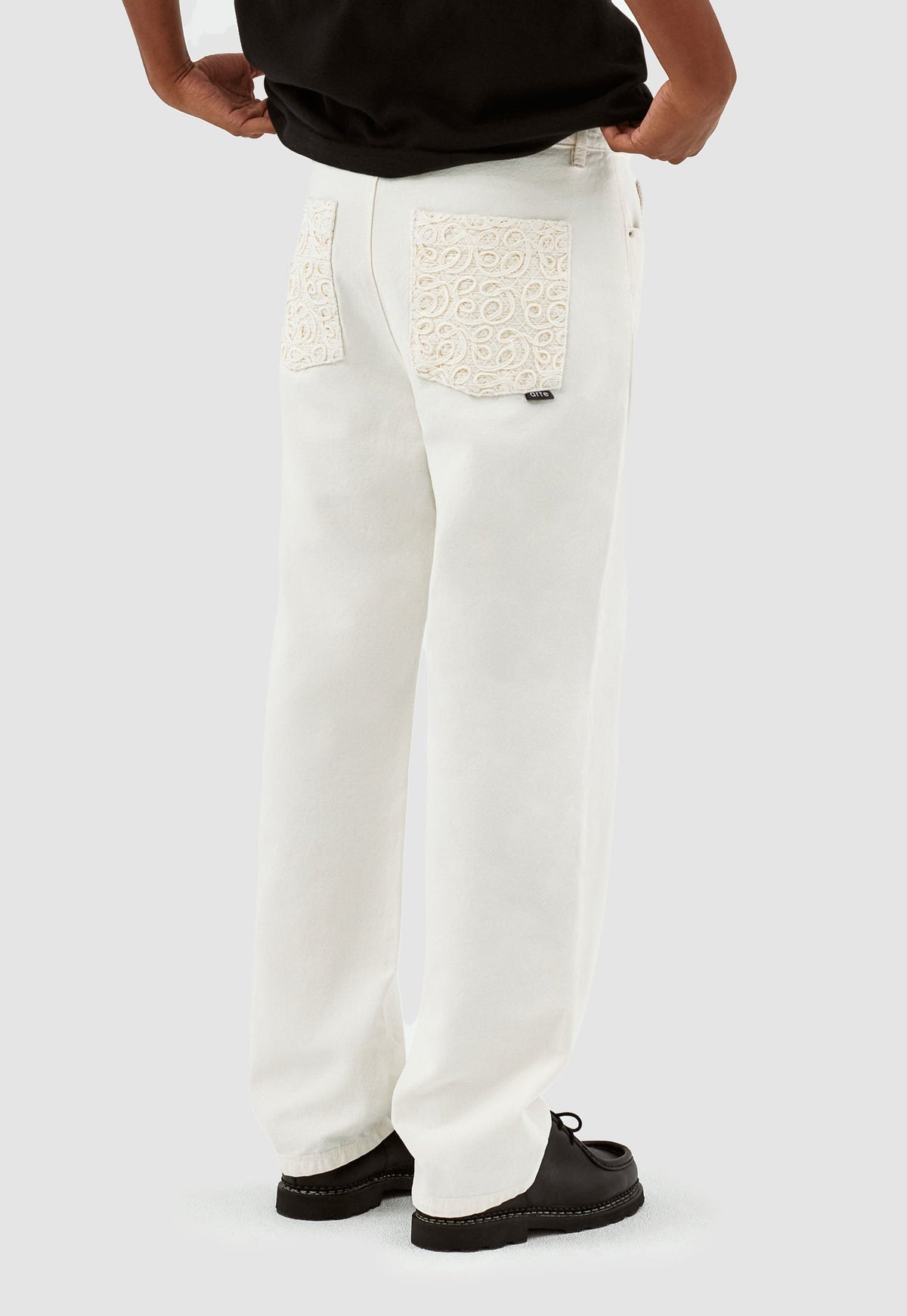 Pantalon Joshua Detail - Crème
