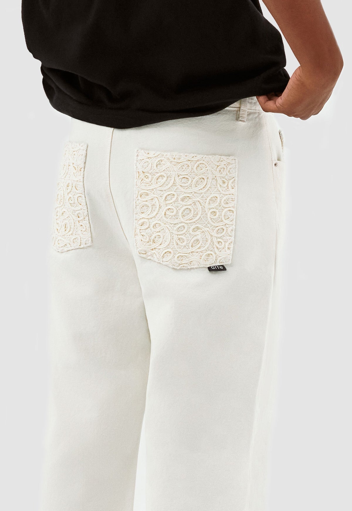 Pantalon Joshua Detail - Crème