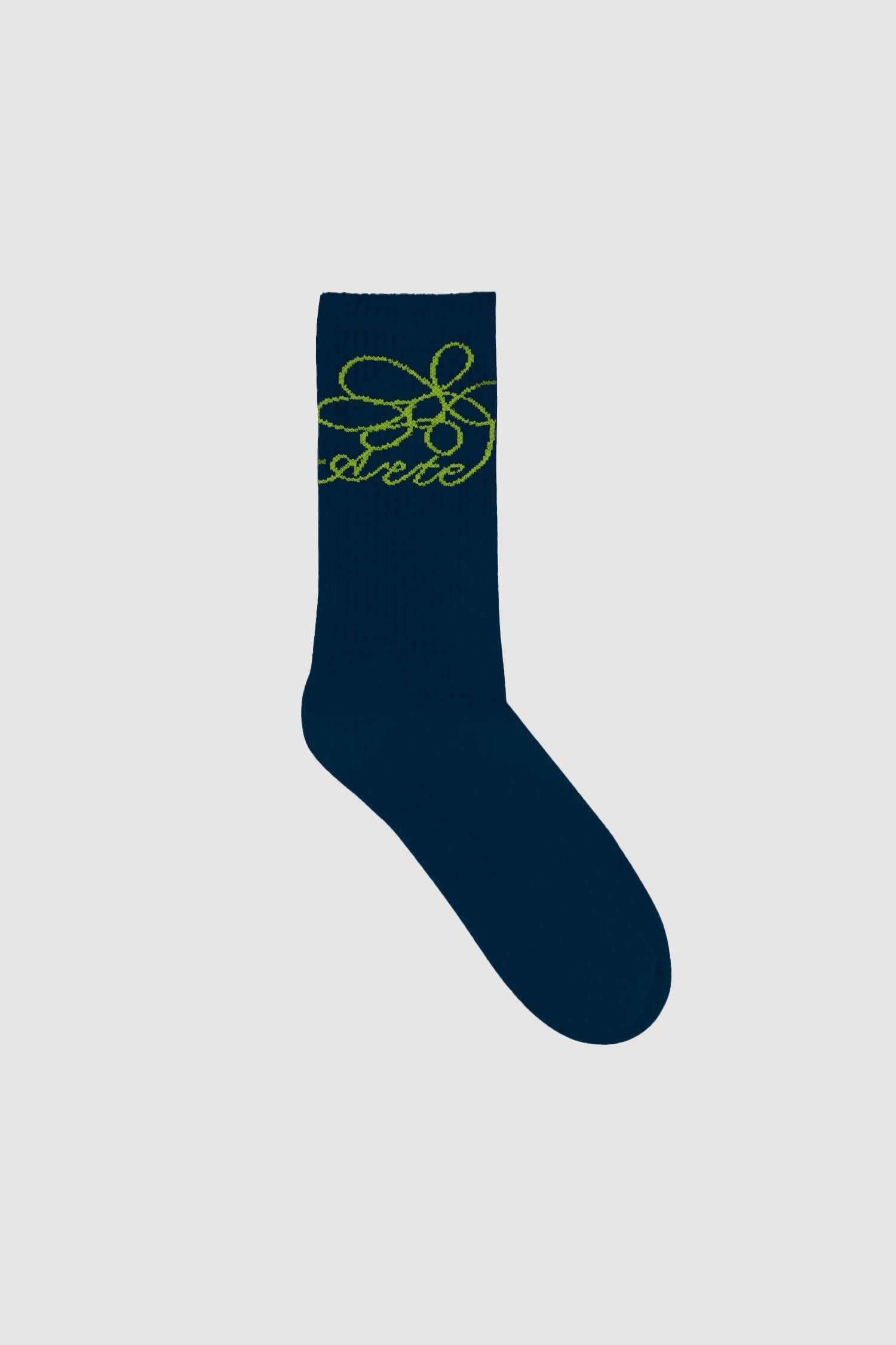 Chaussettes à logo fleuri - Marine