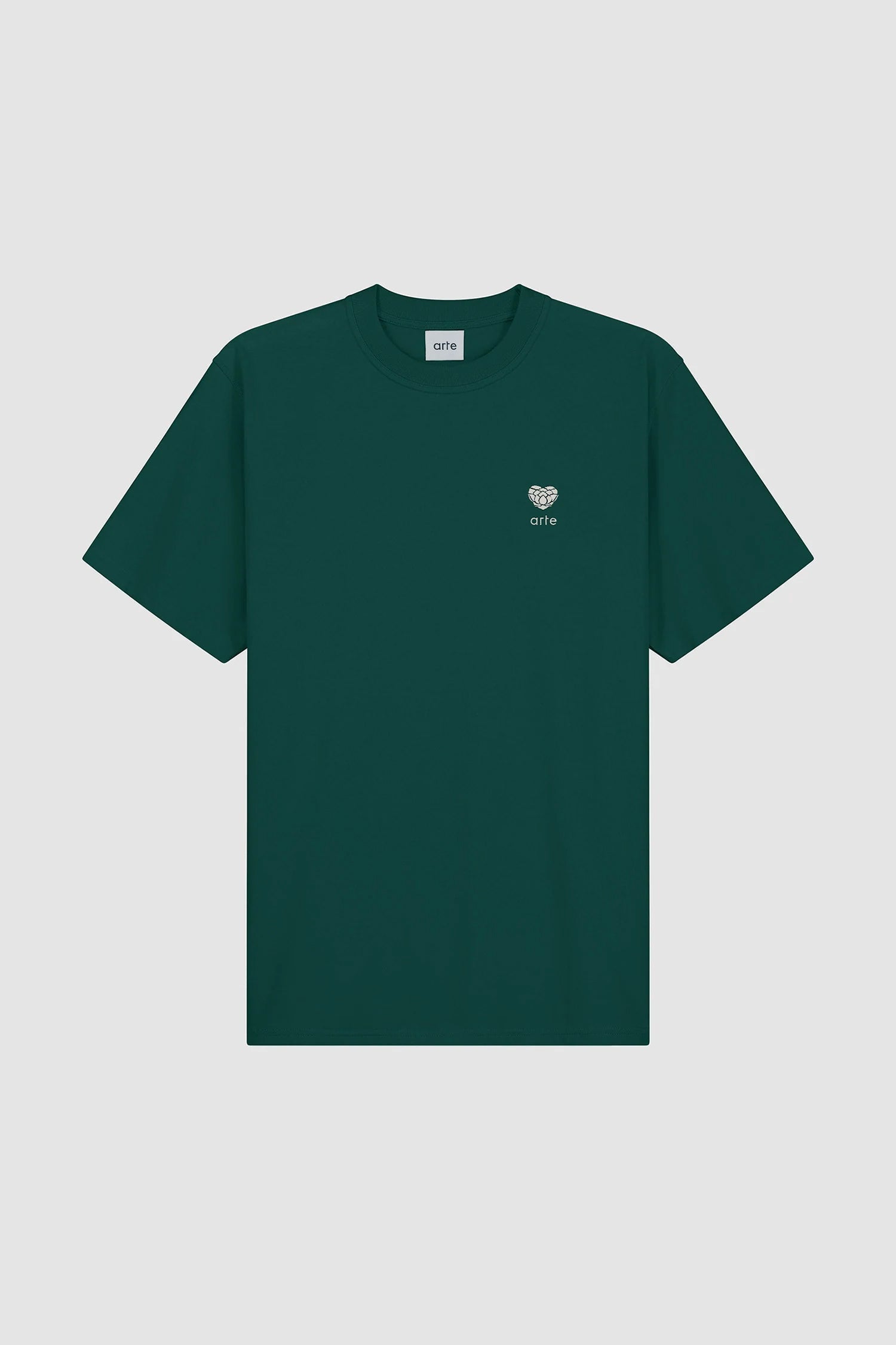 T-shirt avec logo en forme de cœur - Vert