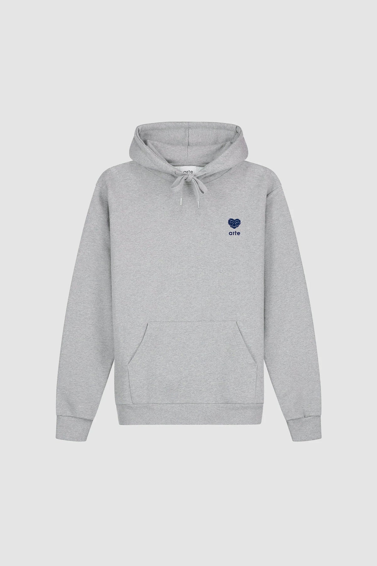 Sweat à capuche "Heart Flower" - Gris