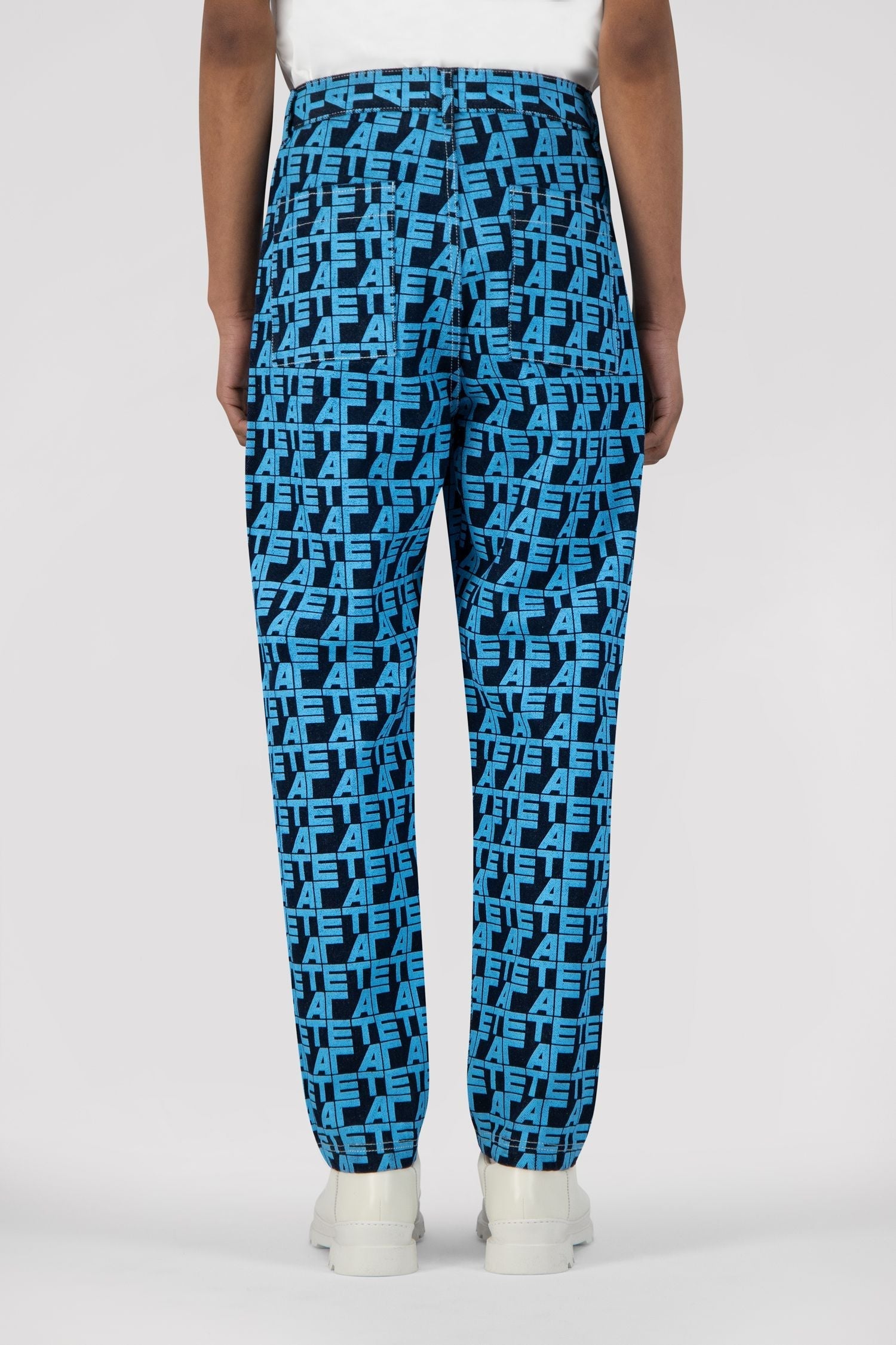 Pantalon en jean allover - Denim imprimé
