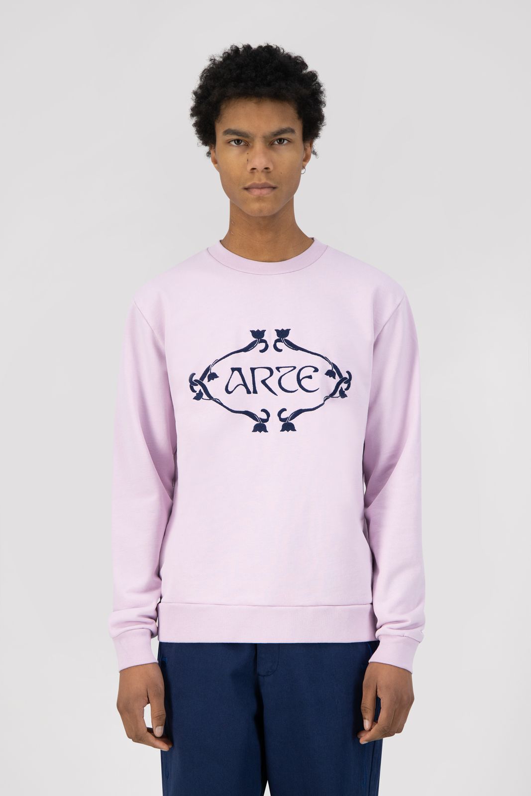 Pull Orna avec logo Castel - Rose