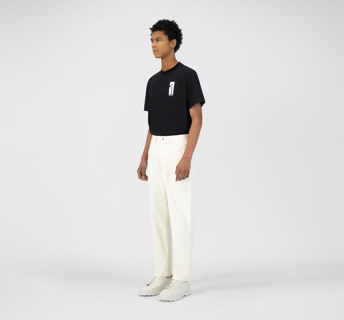 Pantalon Polke Heart - Creme