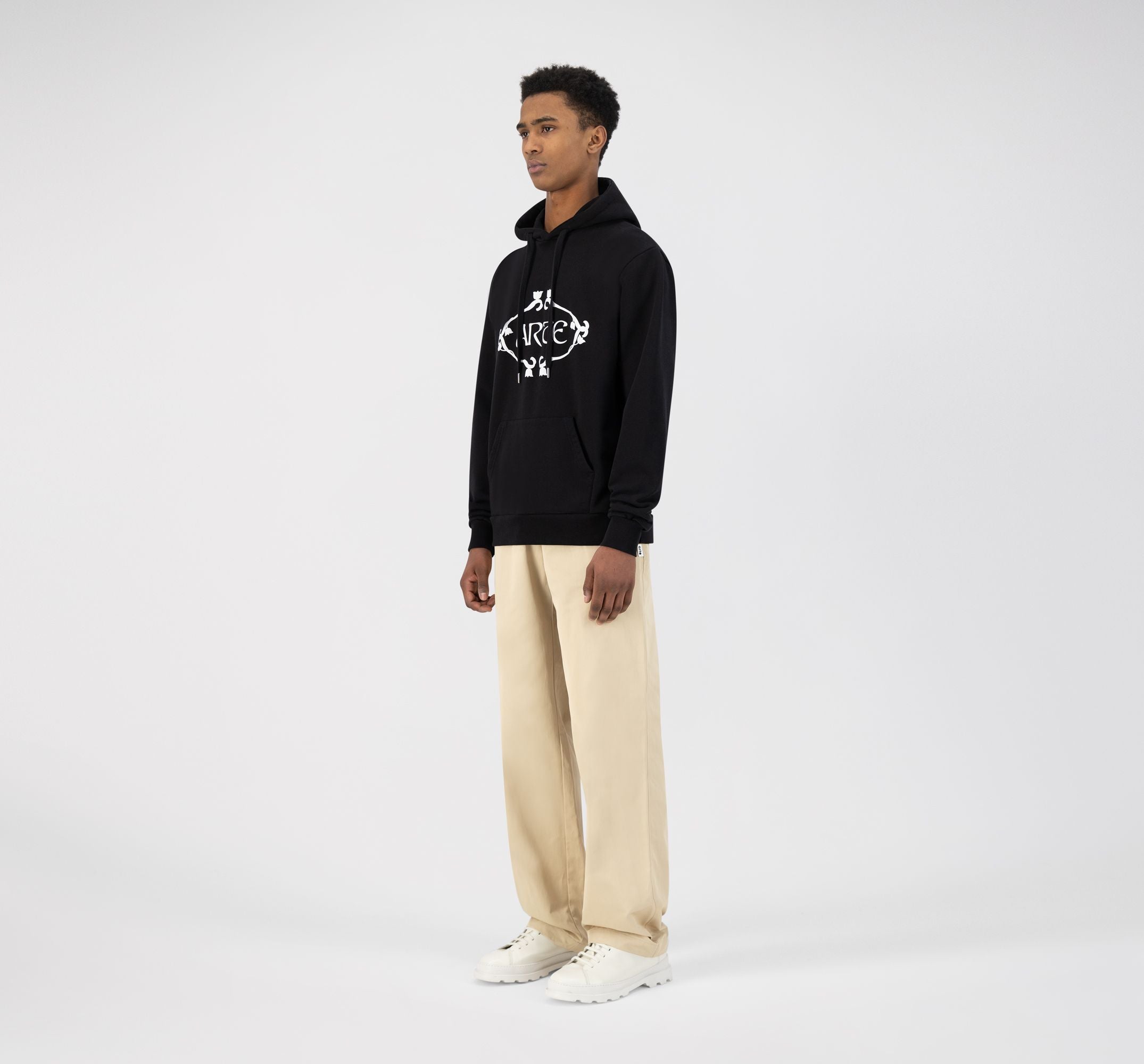 Horta Logo Orna Hoodie - Noir