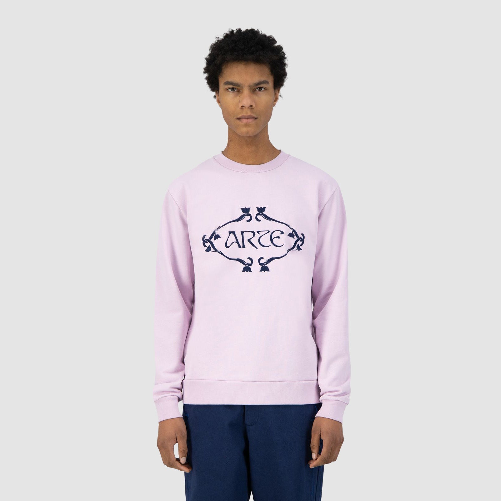 Pull Orna avec logo Castel - Rose