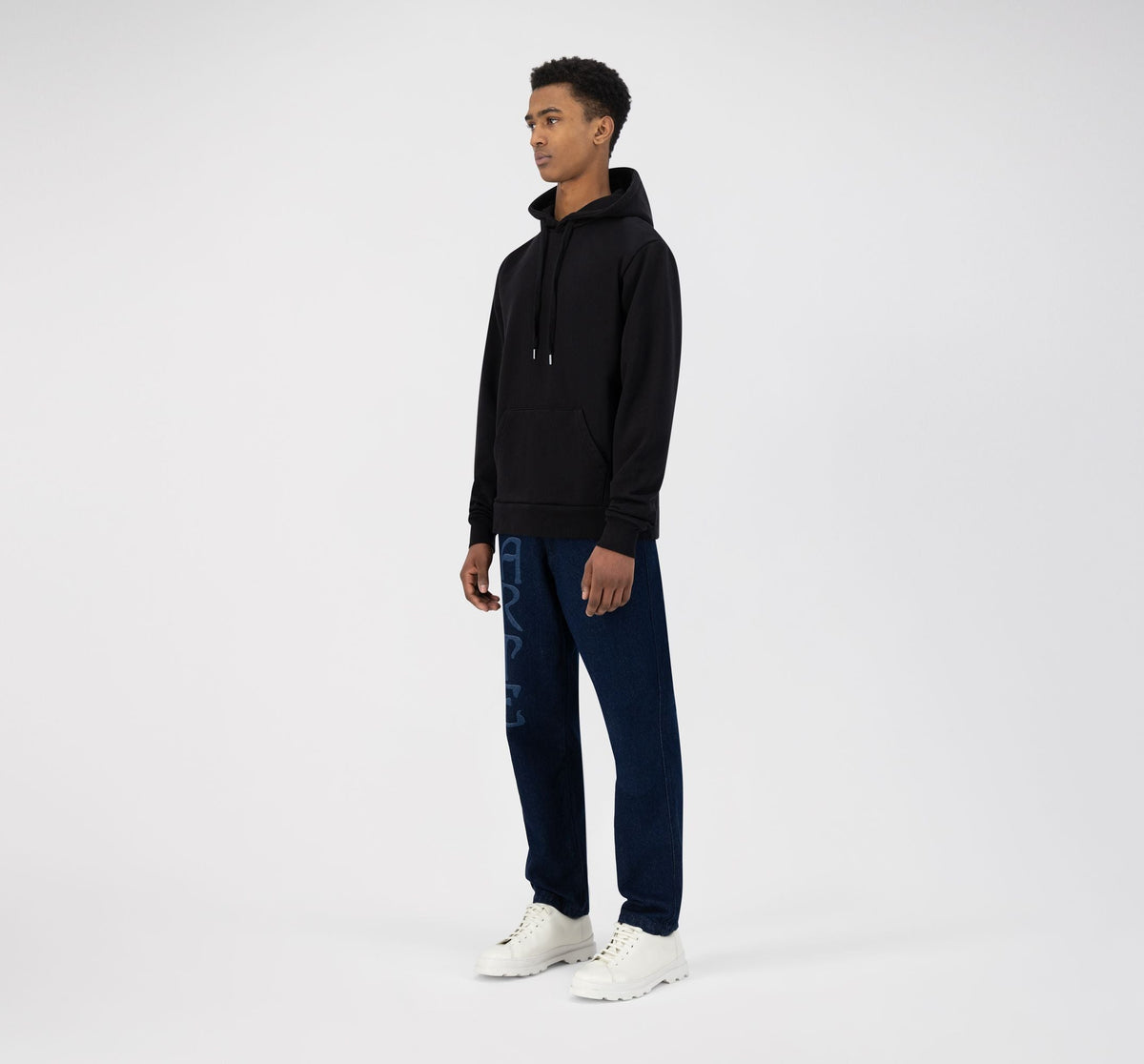 Horta Back Dahlia Hoodie - Noir