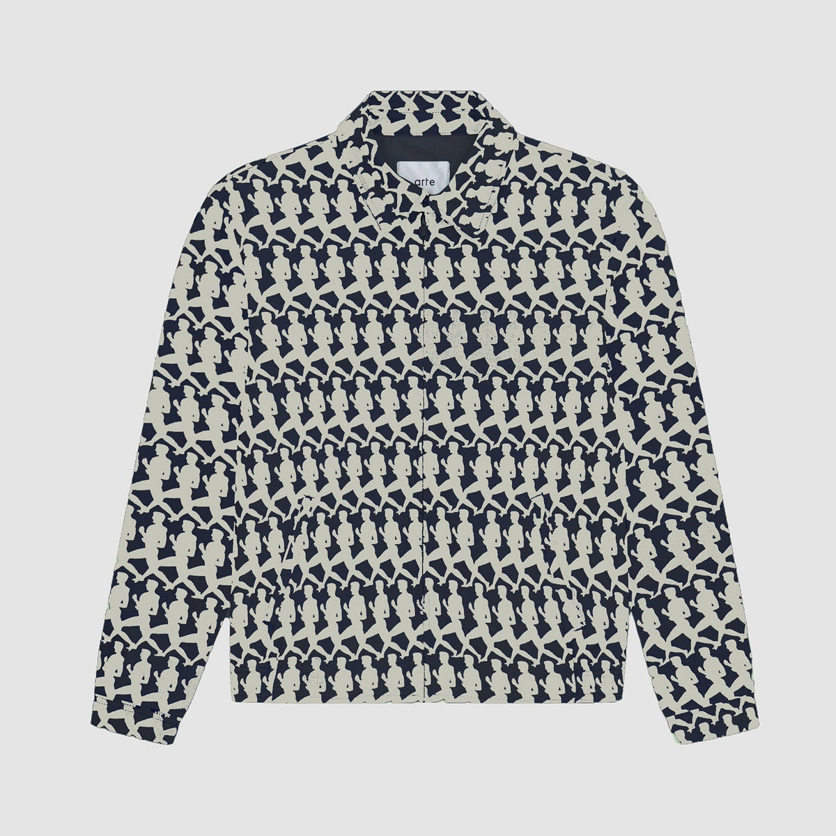 Veste Jones Allover - Marine/Crème