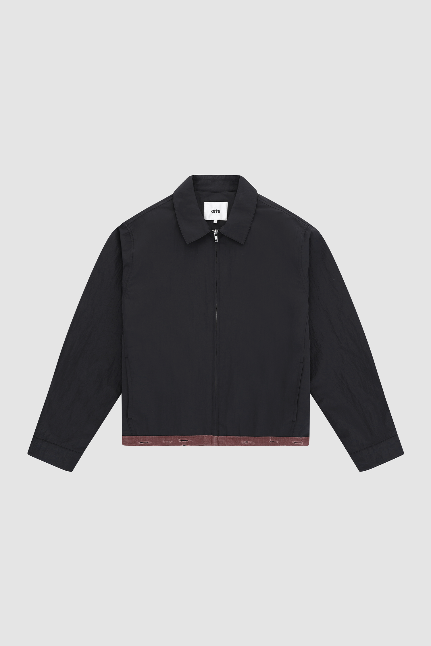 Veste classique en ruban de lin - Noir
