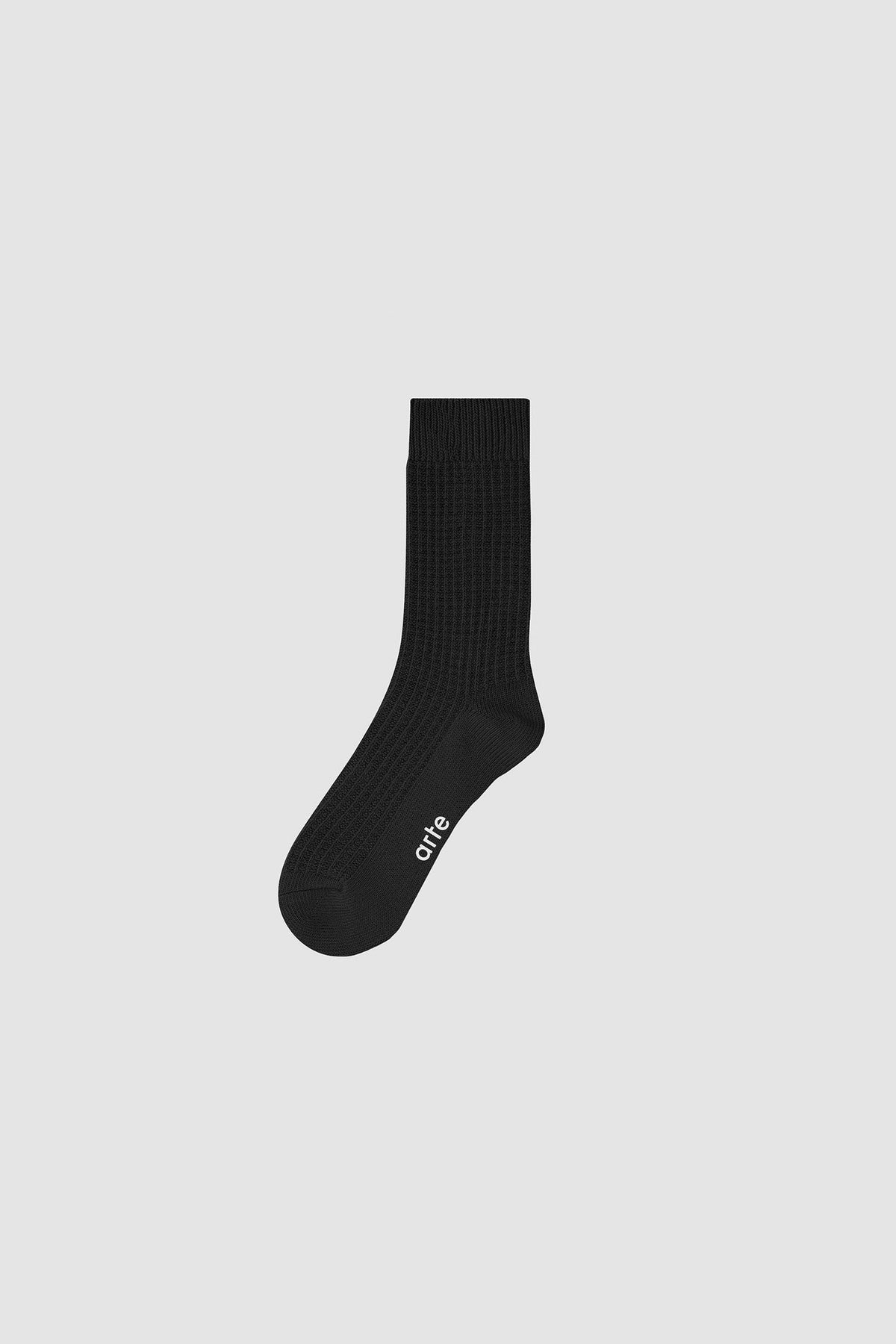Chaussettes gaufrées - Noir