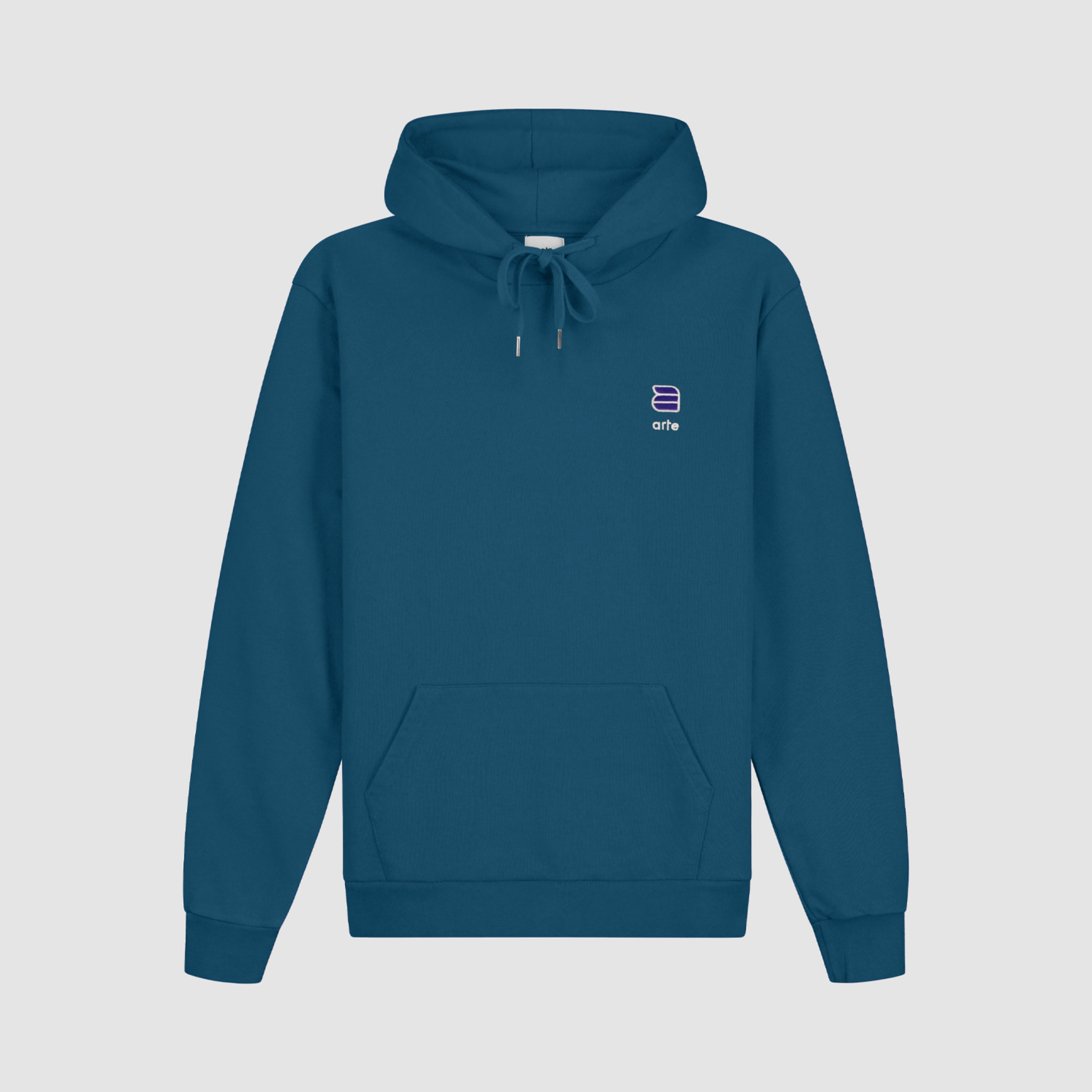 Sweat à capuche Harmon A Logo - Bleu lagon